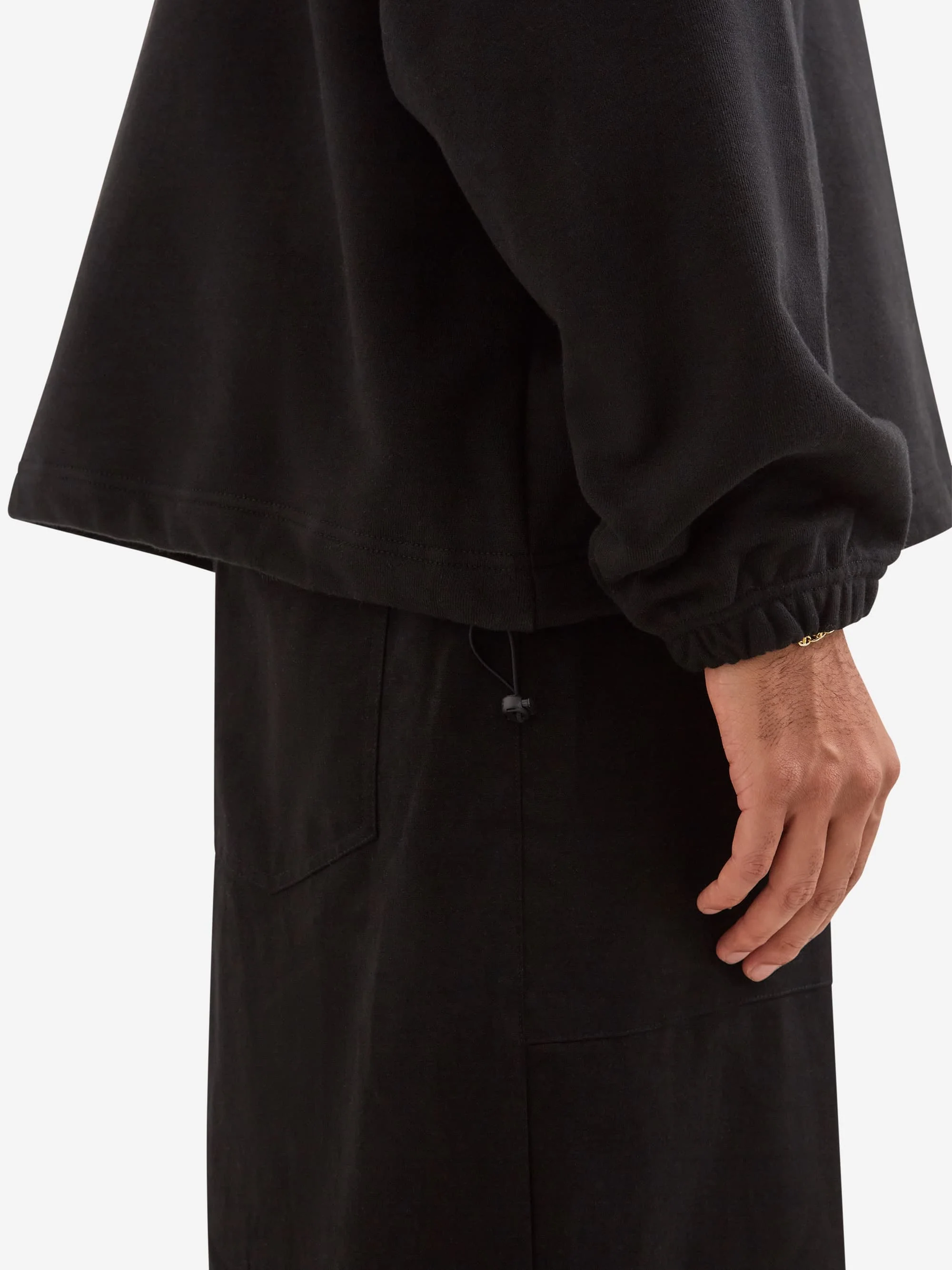 Estudio Niksen Polo Crewneck Sweater - Black - Image 7