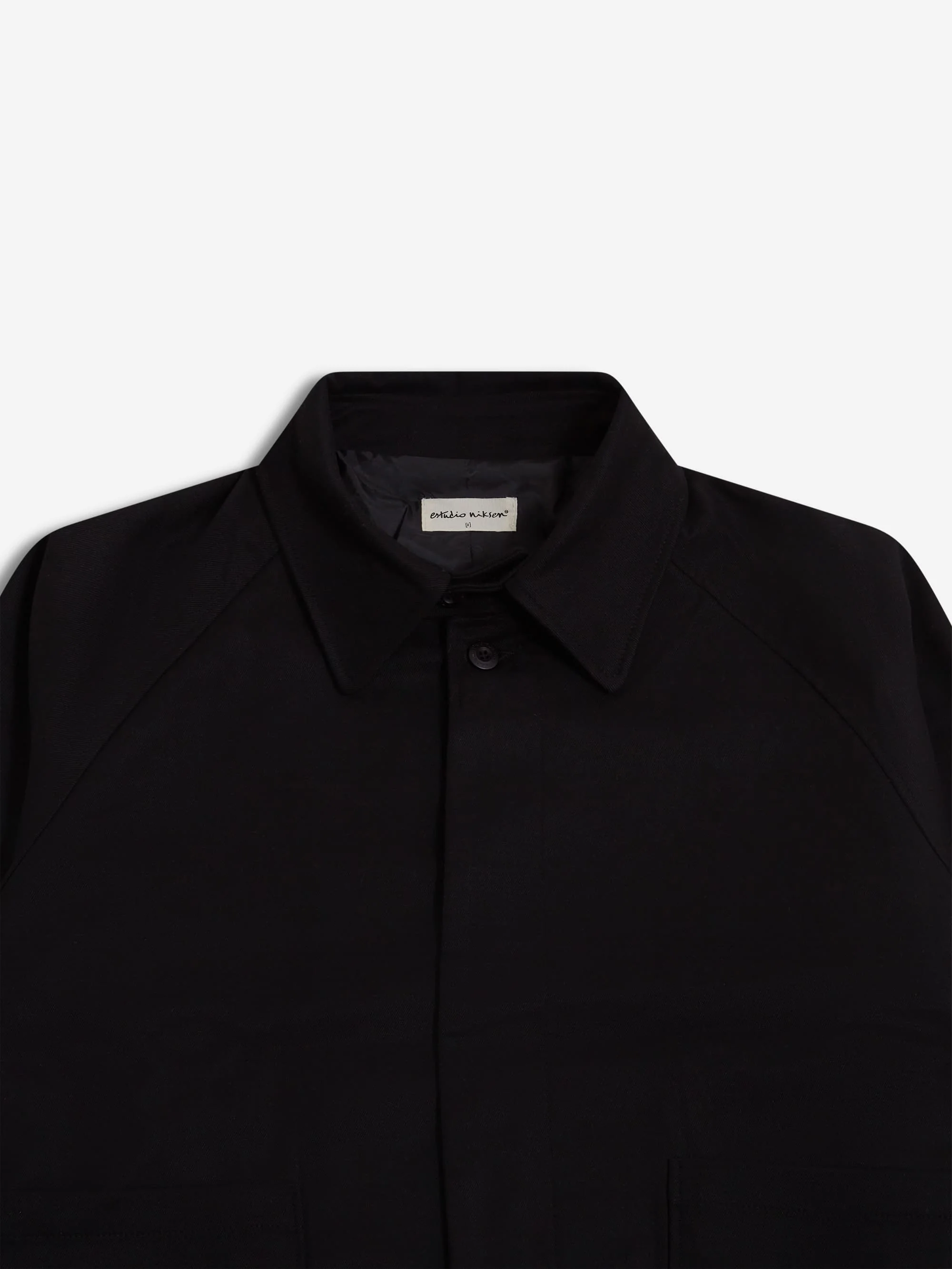 Estudio Niksen Raglan Pocket Jacket - Black - Image 3