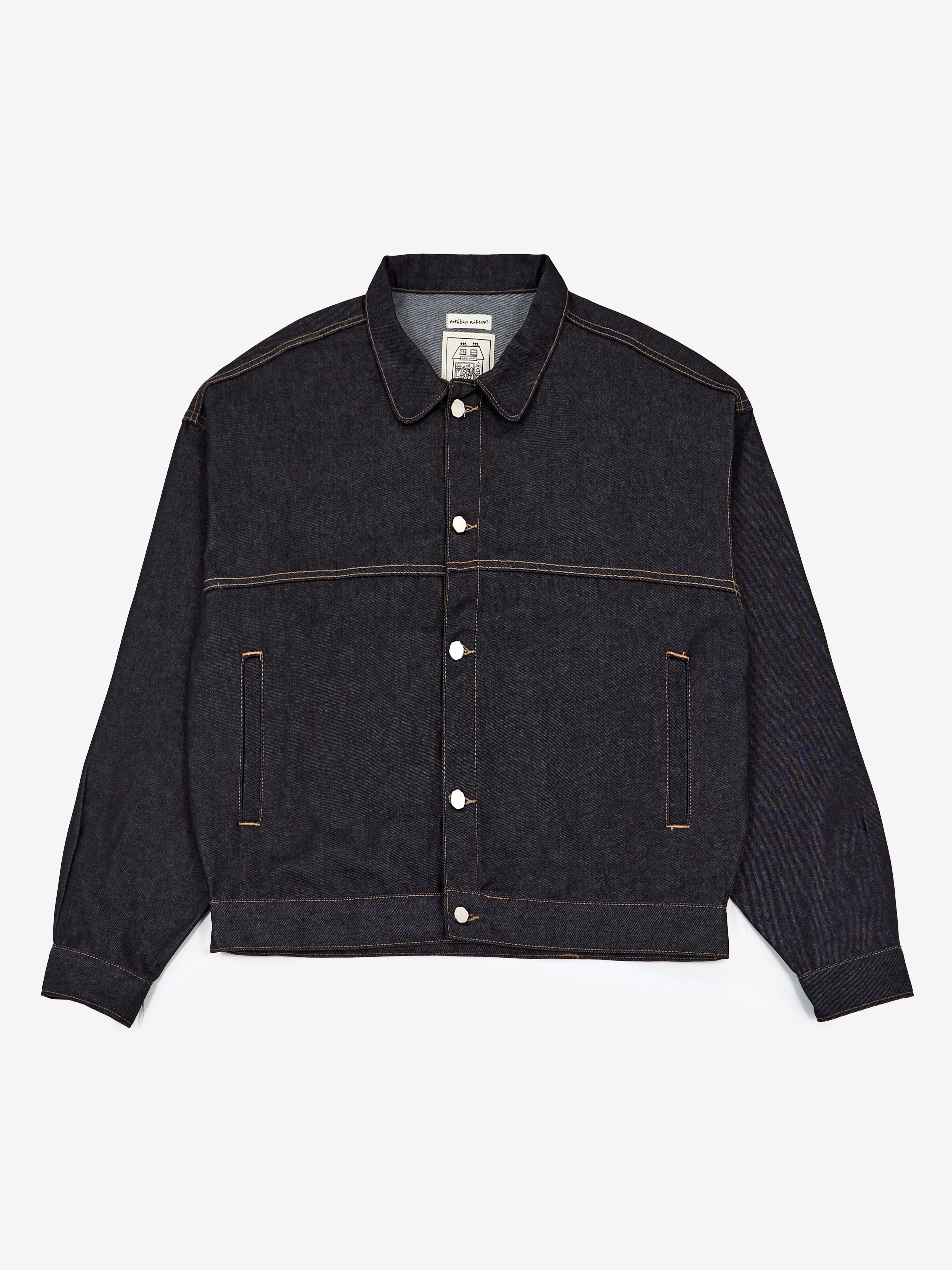 Estudio Niksen Raw Denim In-Stitch Jacket - Indigo