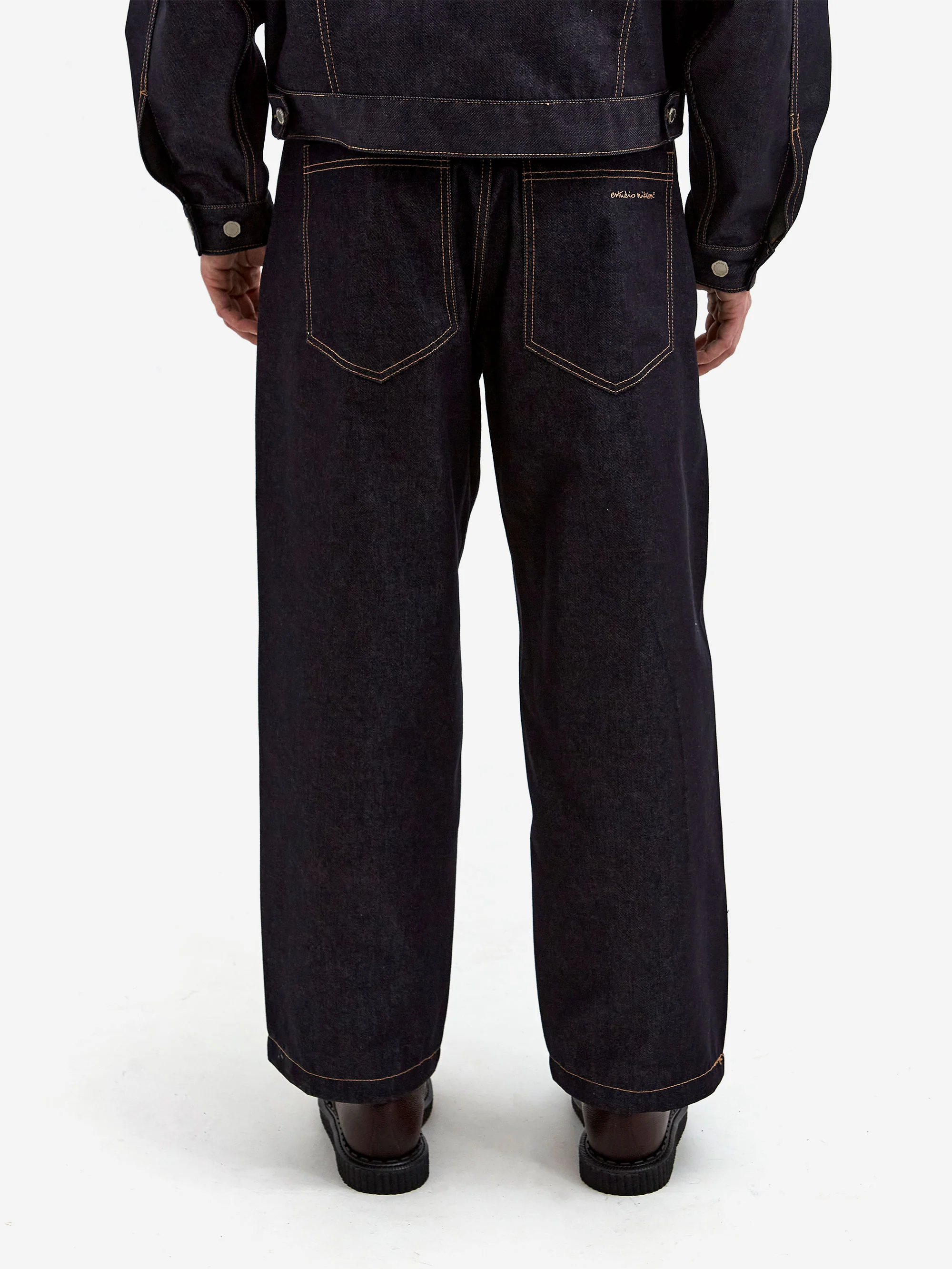 Estudio Niksen Raw Denim In-Stitch Jean - Indigo - Image 6
