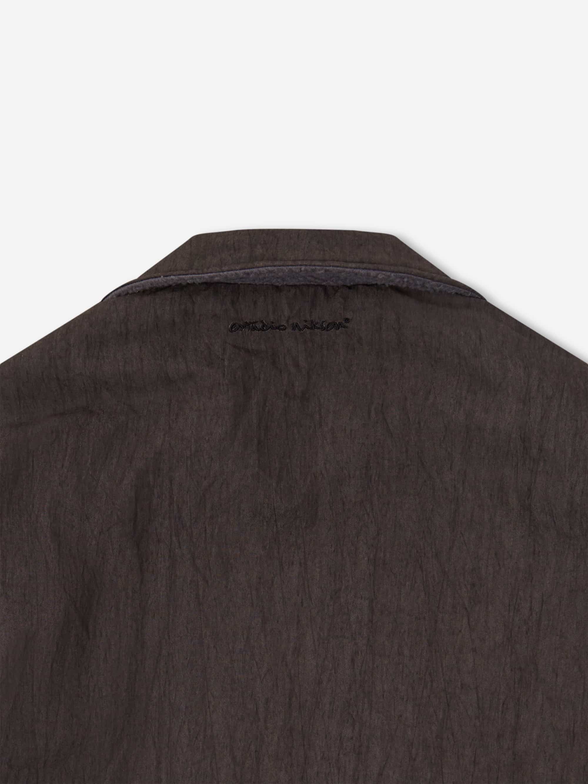 Estudio Niksen Reversible Bomber Jacket  - Grey - Image 7