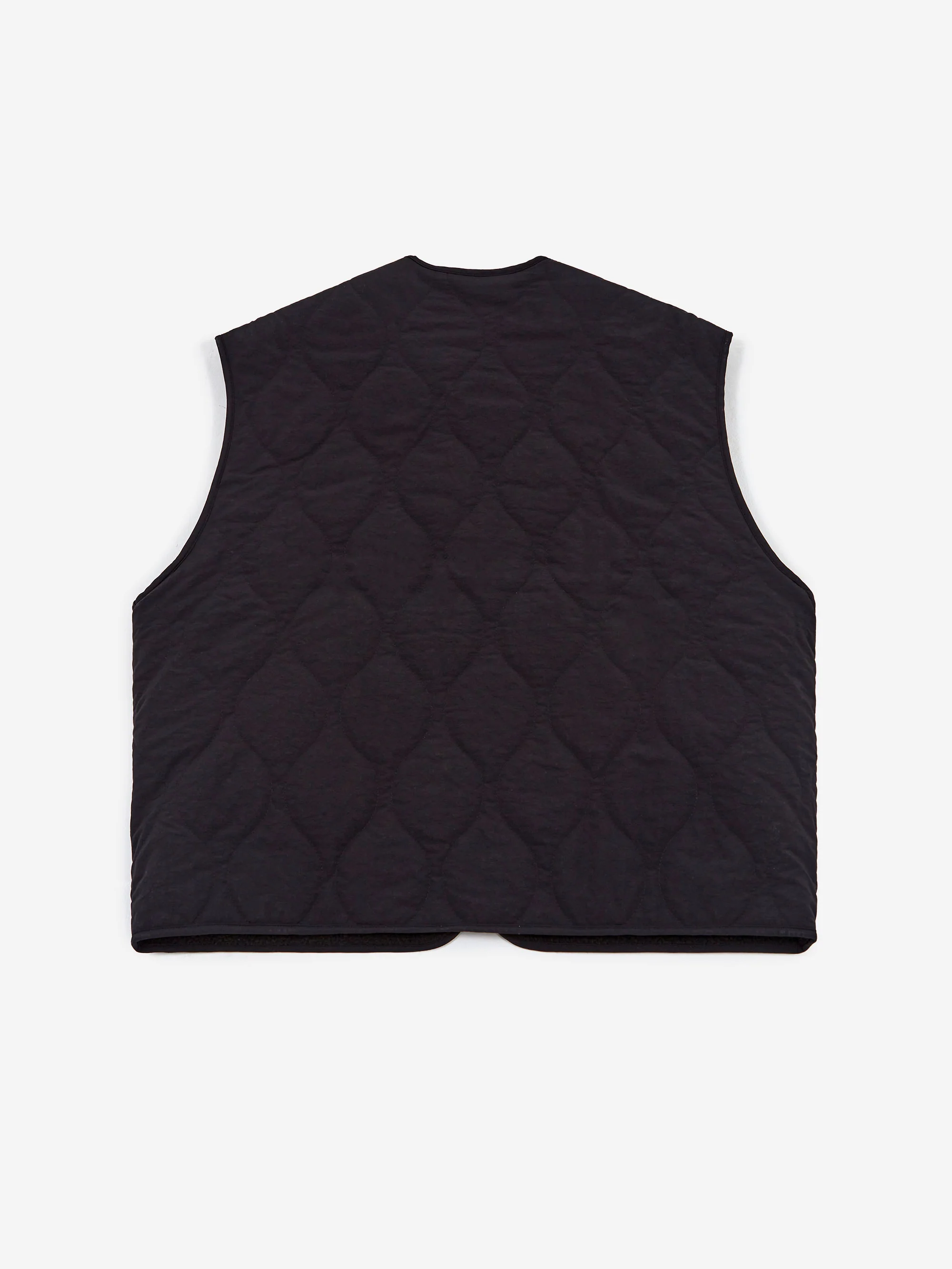 Estudio Niksen Reversible Nylon / Fleece Vest - Black - Image 7