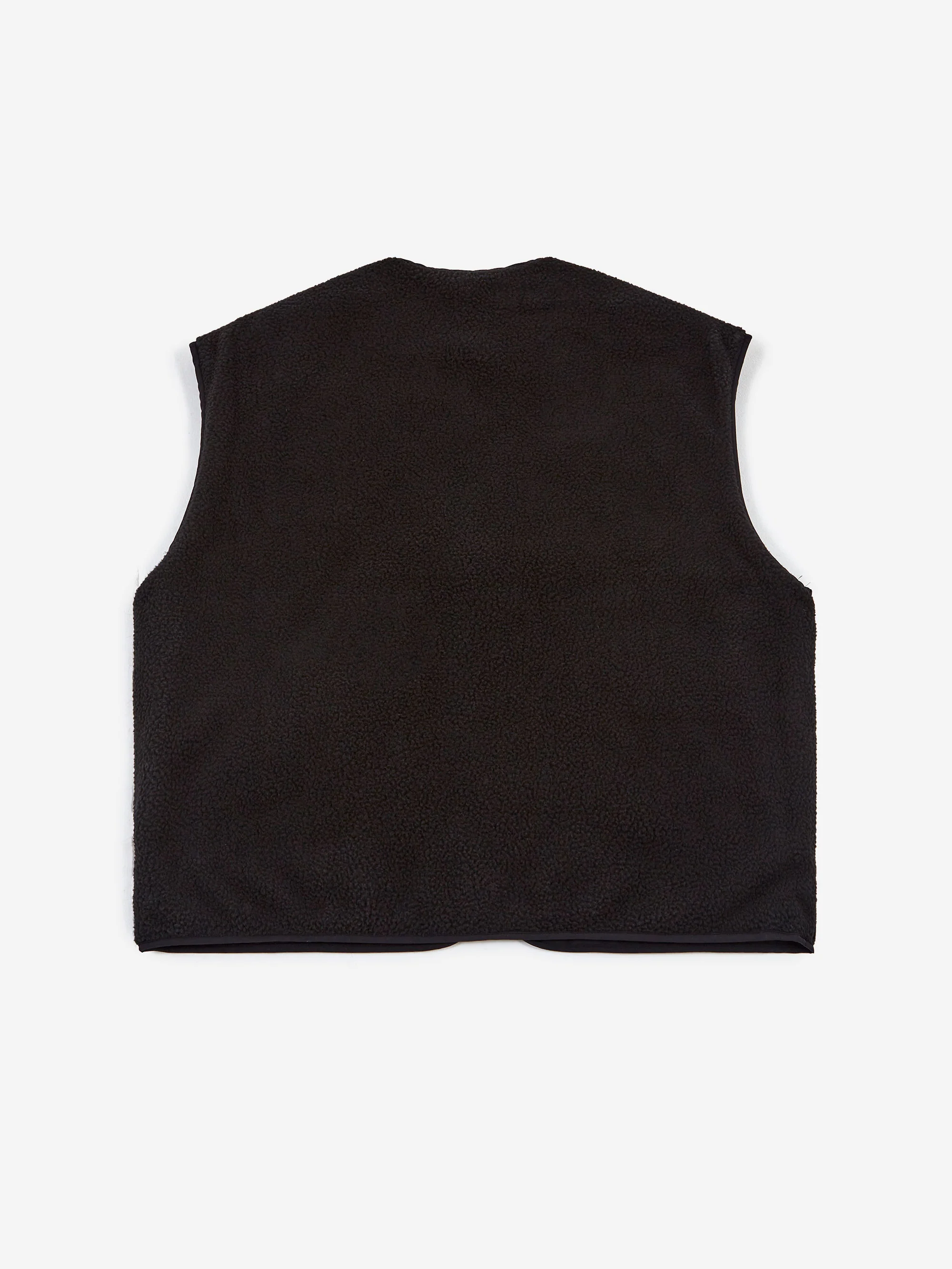 Estudio Niksen Reversible Nylon / Fleece Vest - Black - Image 8
