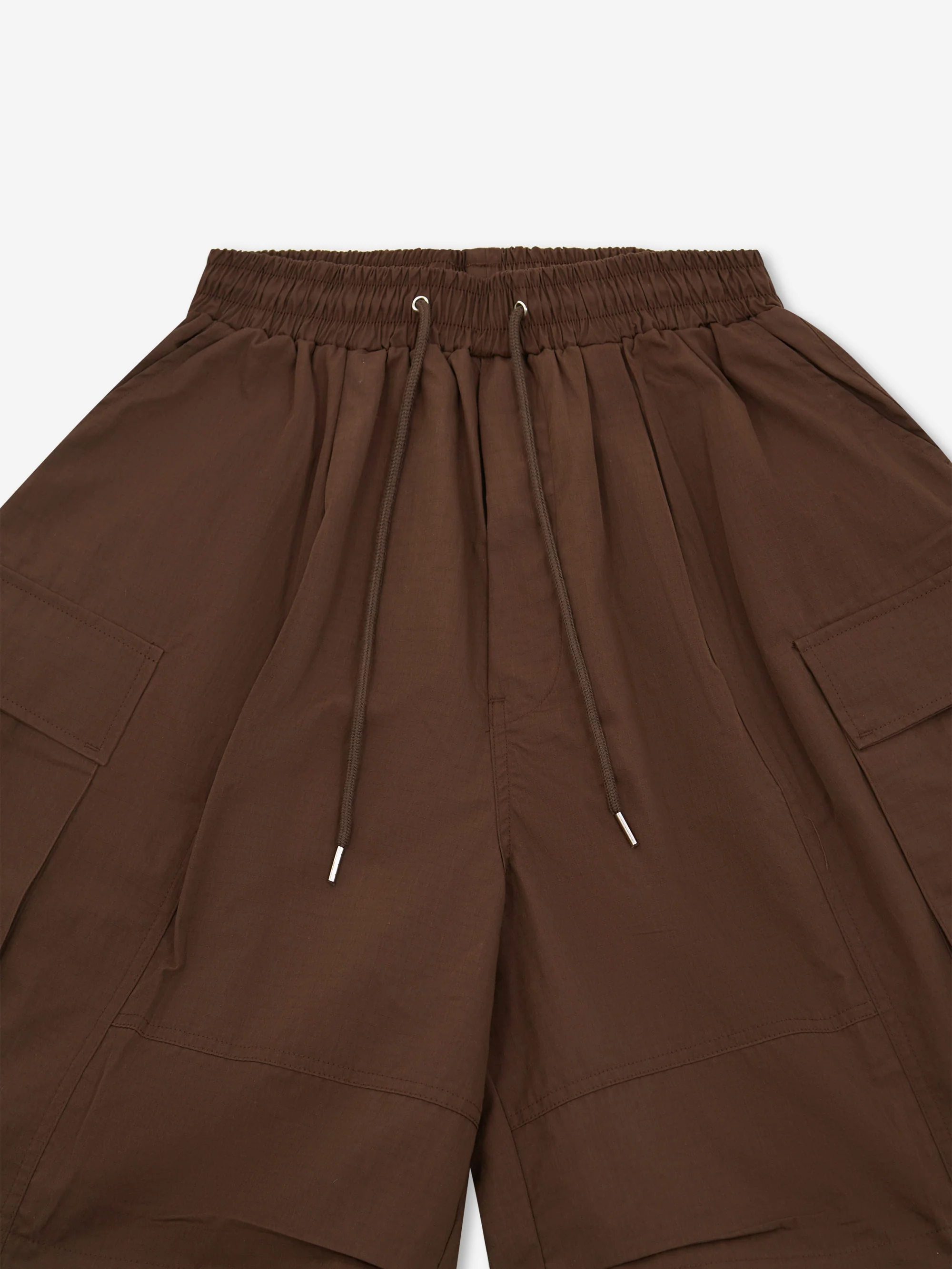 Estudio Niksen Ripstop Balloon Cargo Shorts W - Brown - Image 3