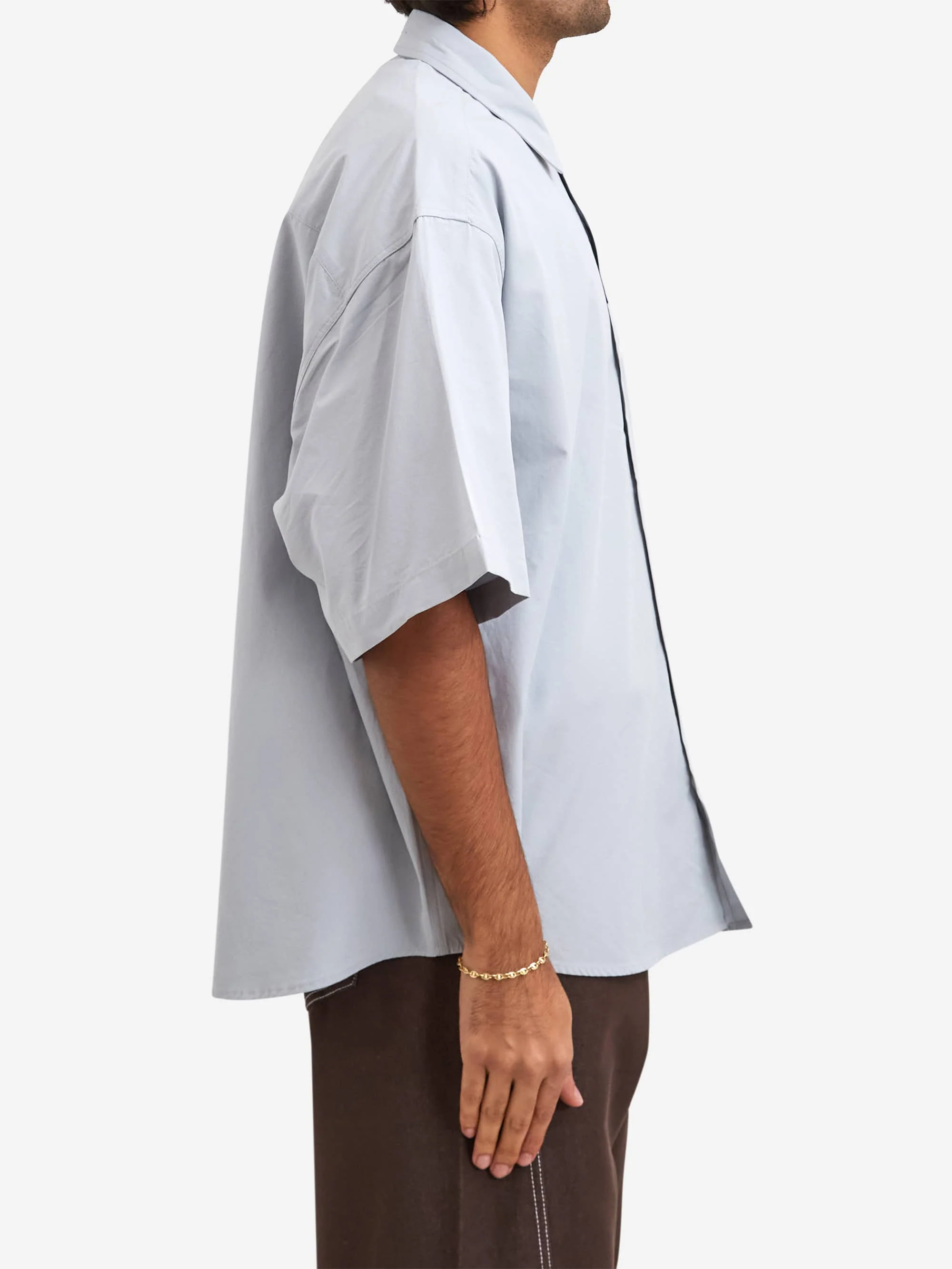 Estudio Niksen Shortsleeve Wide Shirt - Light Blue - Image 5