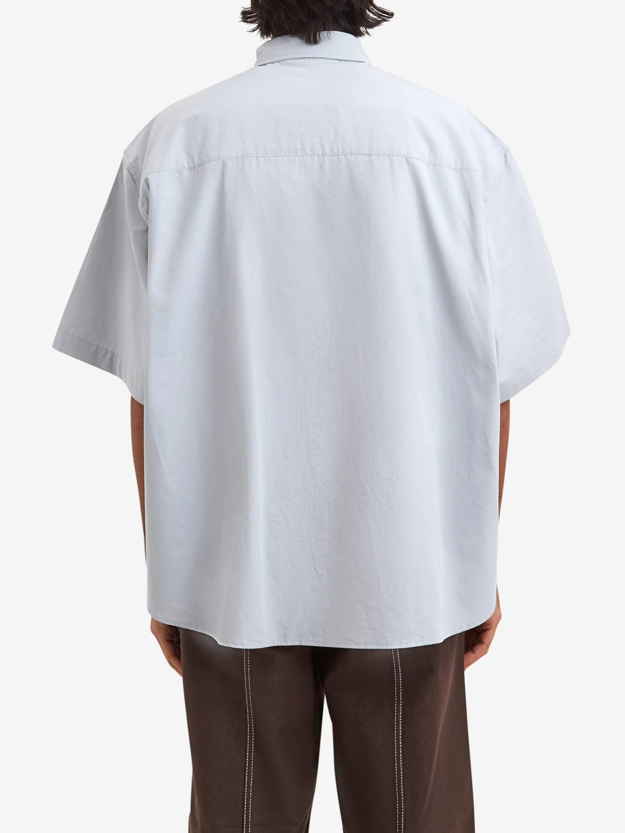 Estudio Niksen Shortsleeve Wide Shirt - Light Blue - Image 6