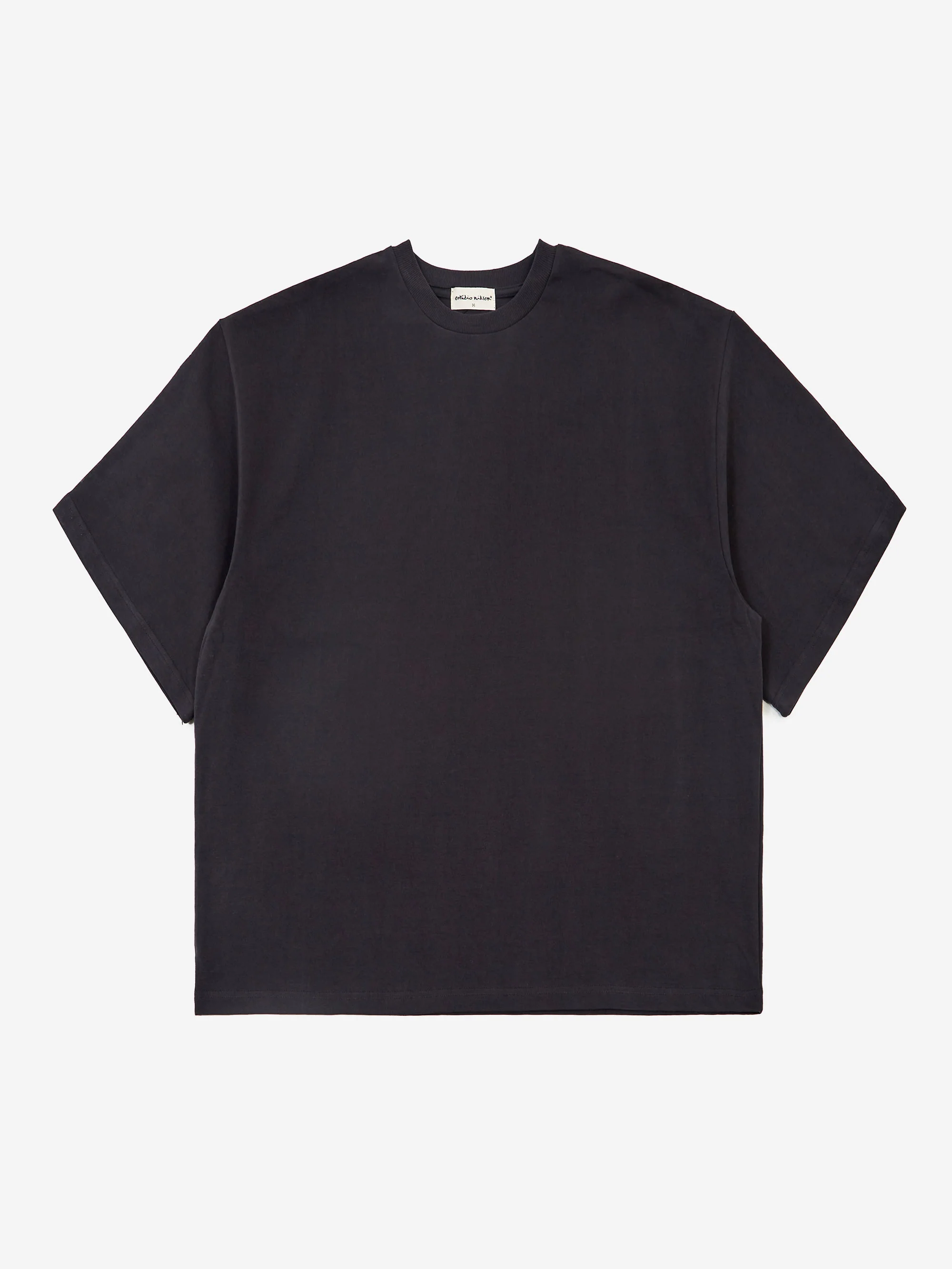 Estudio Niksen Signature Cropped Tee - Charcoal