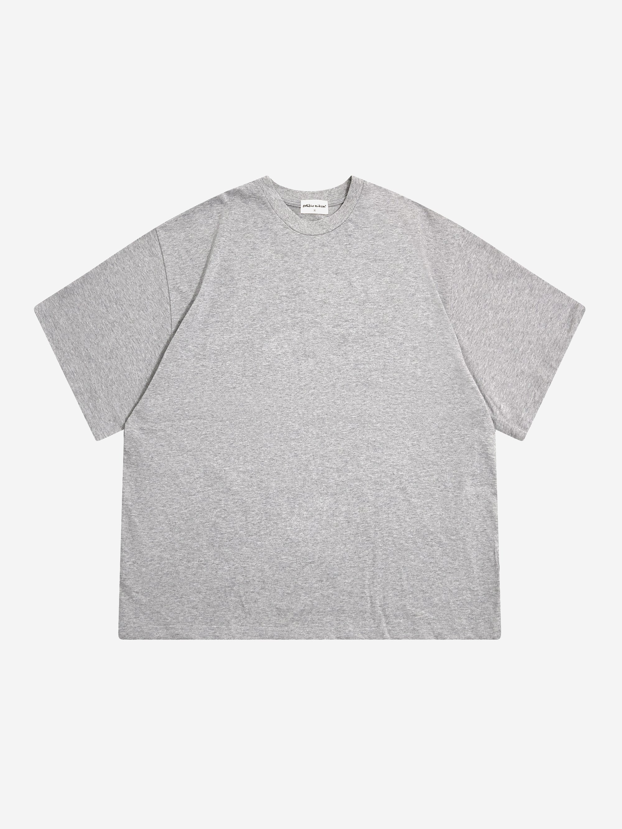Estudio Niksen Signature Cropped Tee - Grey