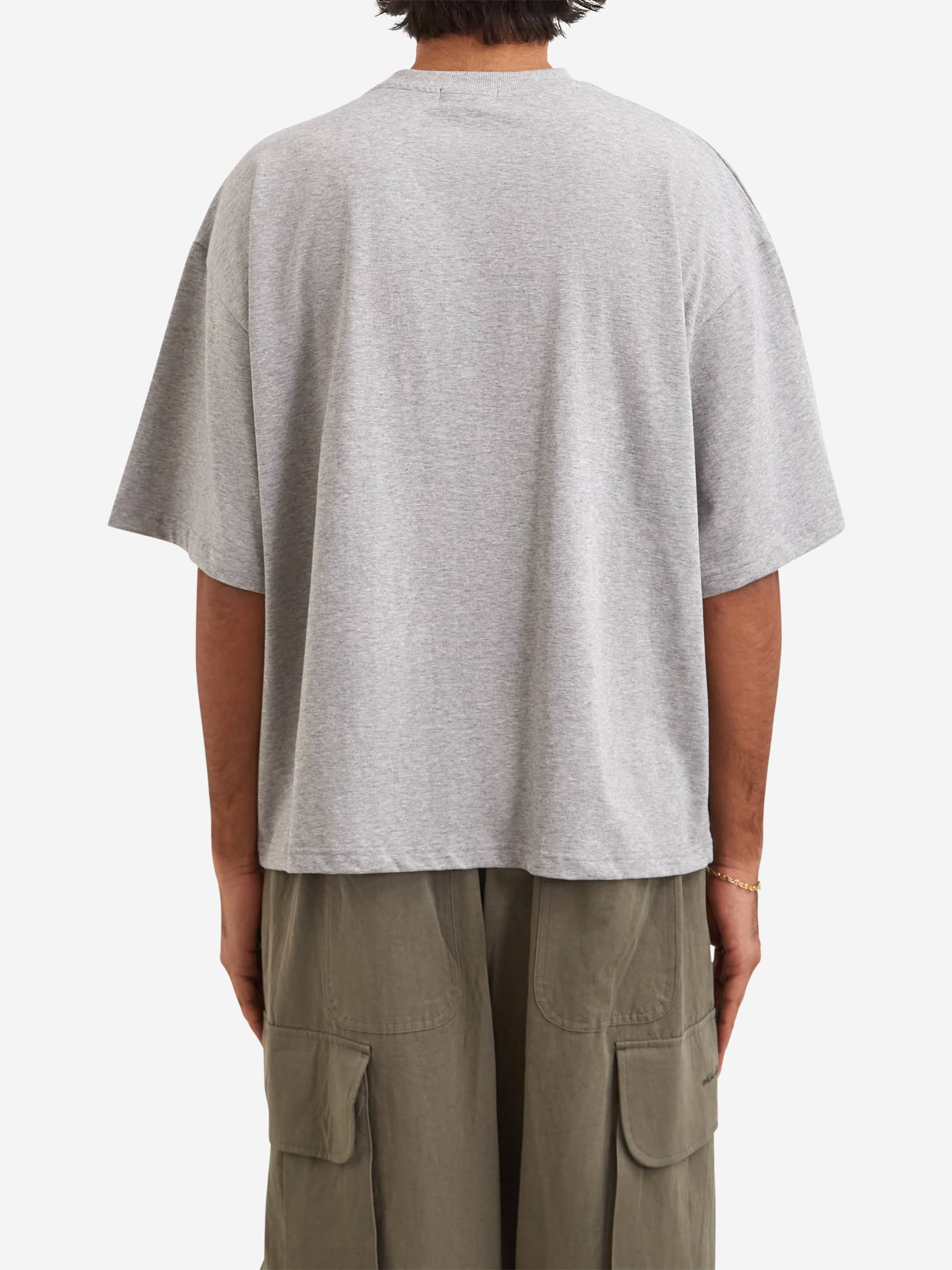 Estudio Niksen Signature Cropped Tee - Grey - Image 5