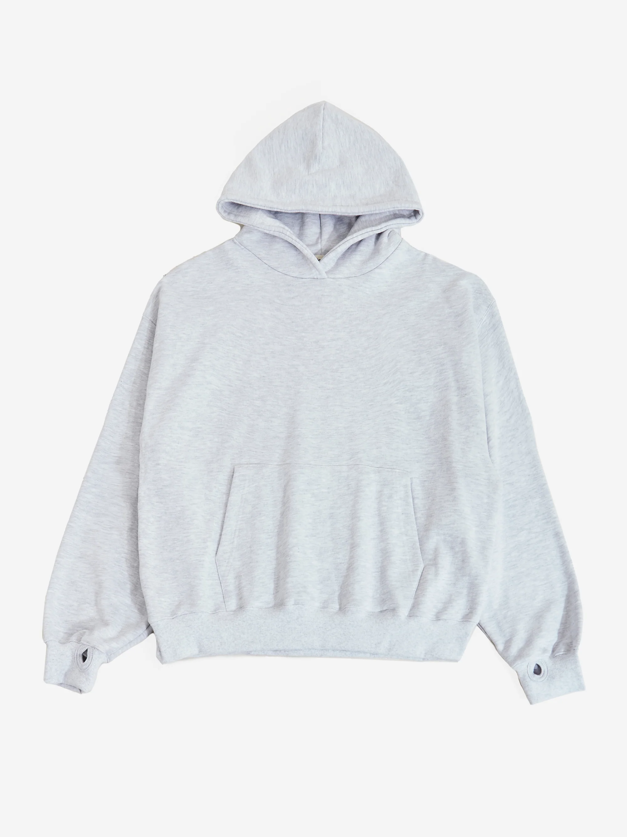 Estudio Niksen Signature Oversized Thumb Hoodie - Grey Marl