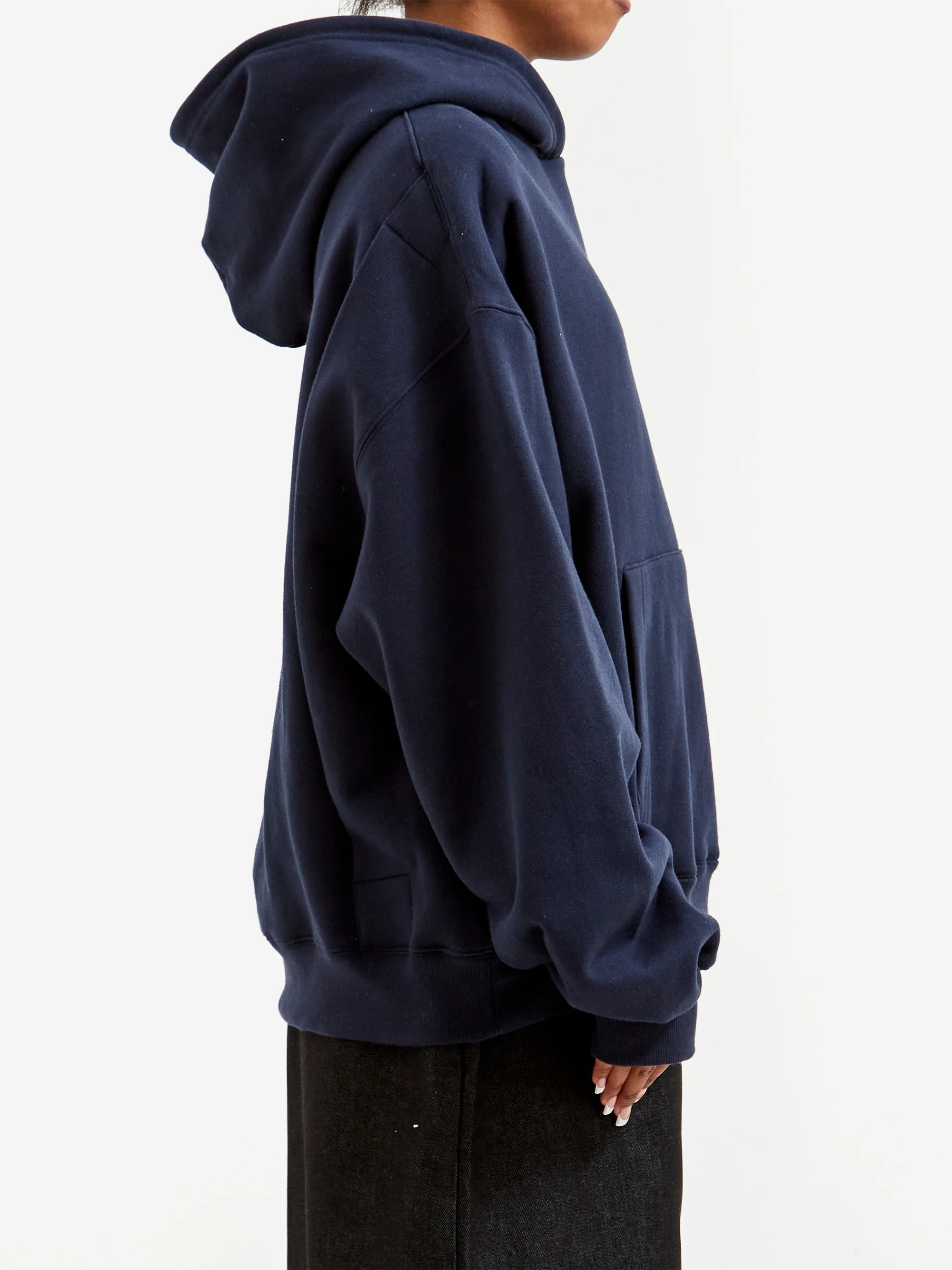 Estudio Niksen Signature Oversized Thumb Hoodie W - Navy - Image 2