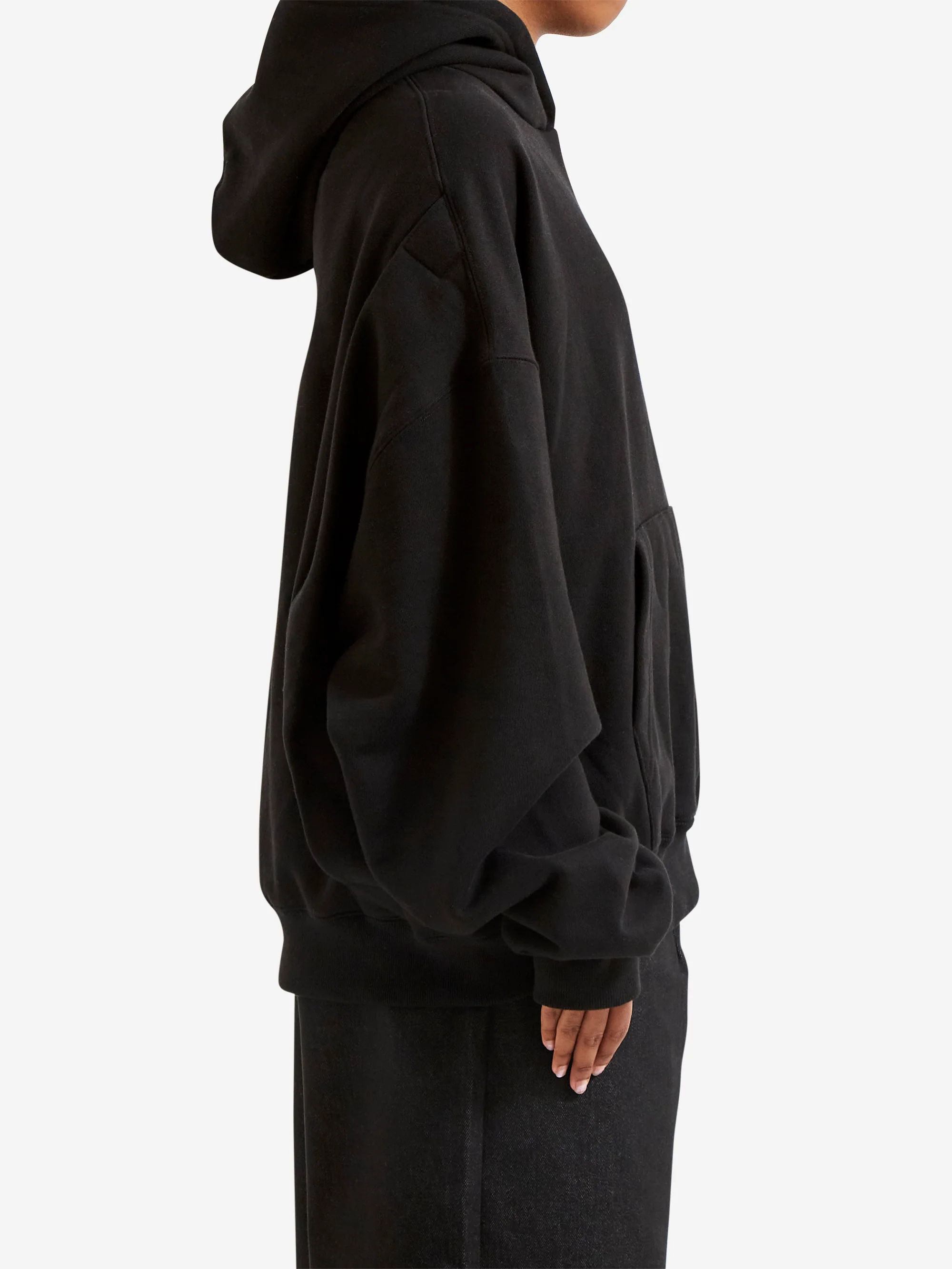 Estudio Niksen Signature Thumb Hoodie W - Black - Image 2