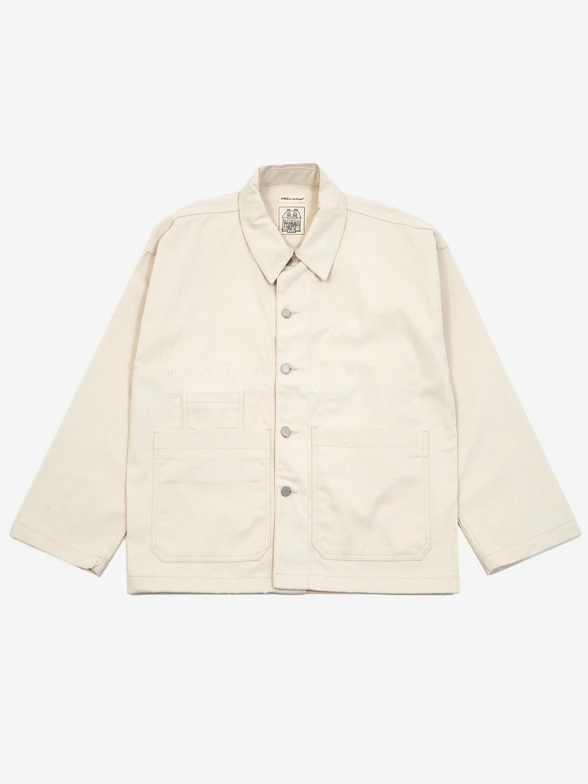 Estudio Niksen Three Pocket Work Jacket - Ivory