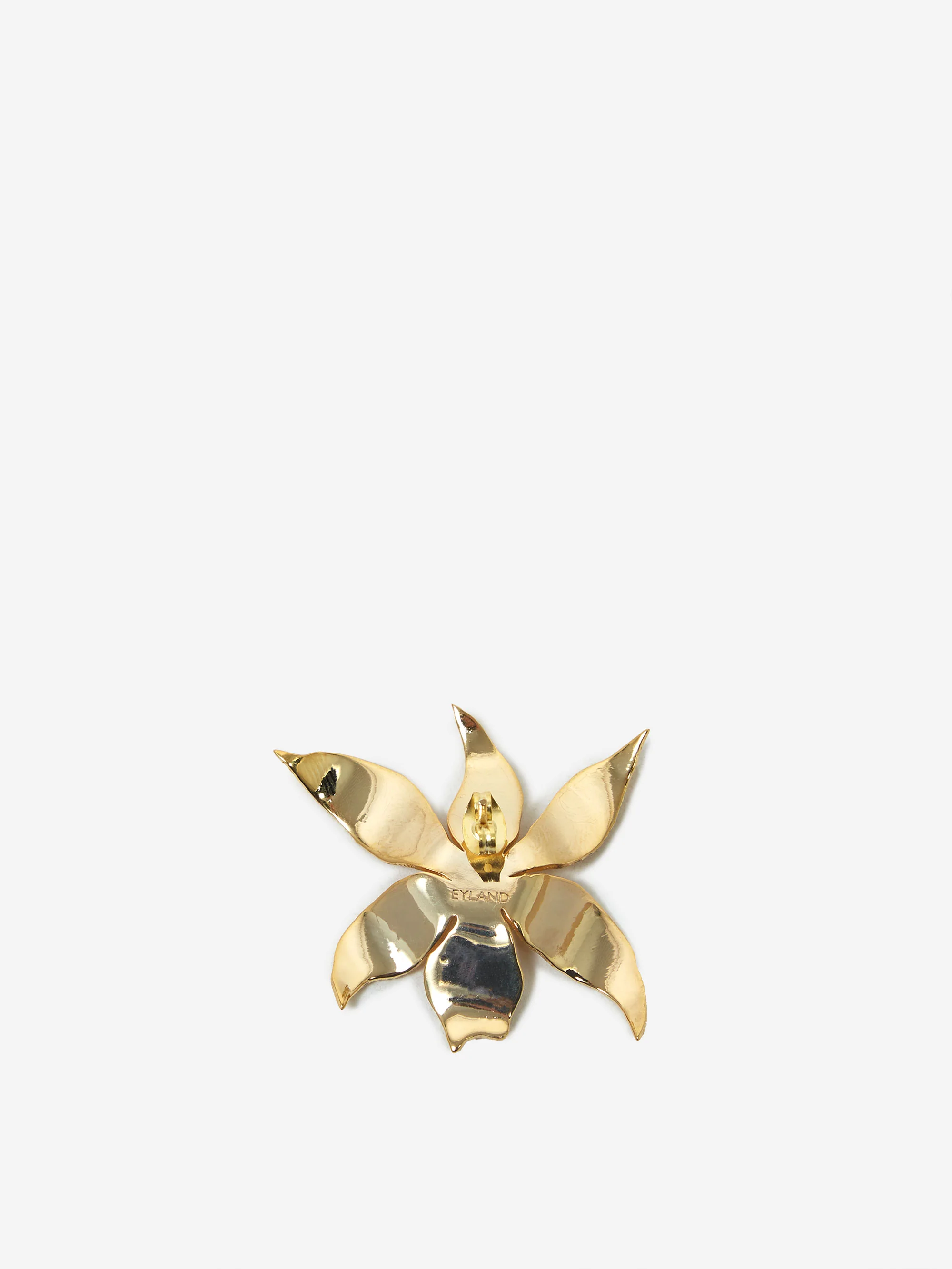 Eyland Small Estelle Flower Earrings - Gold - Image 2