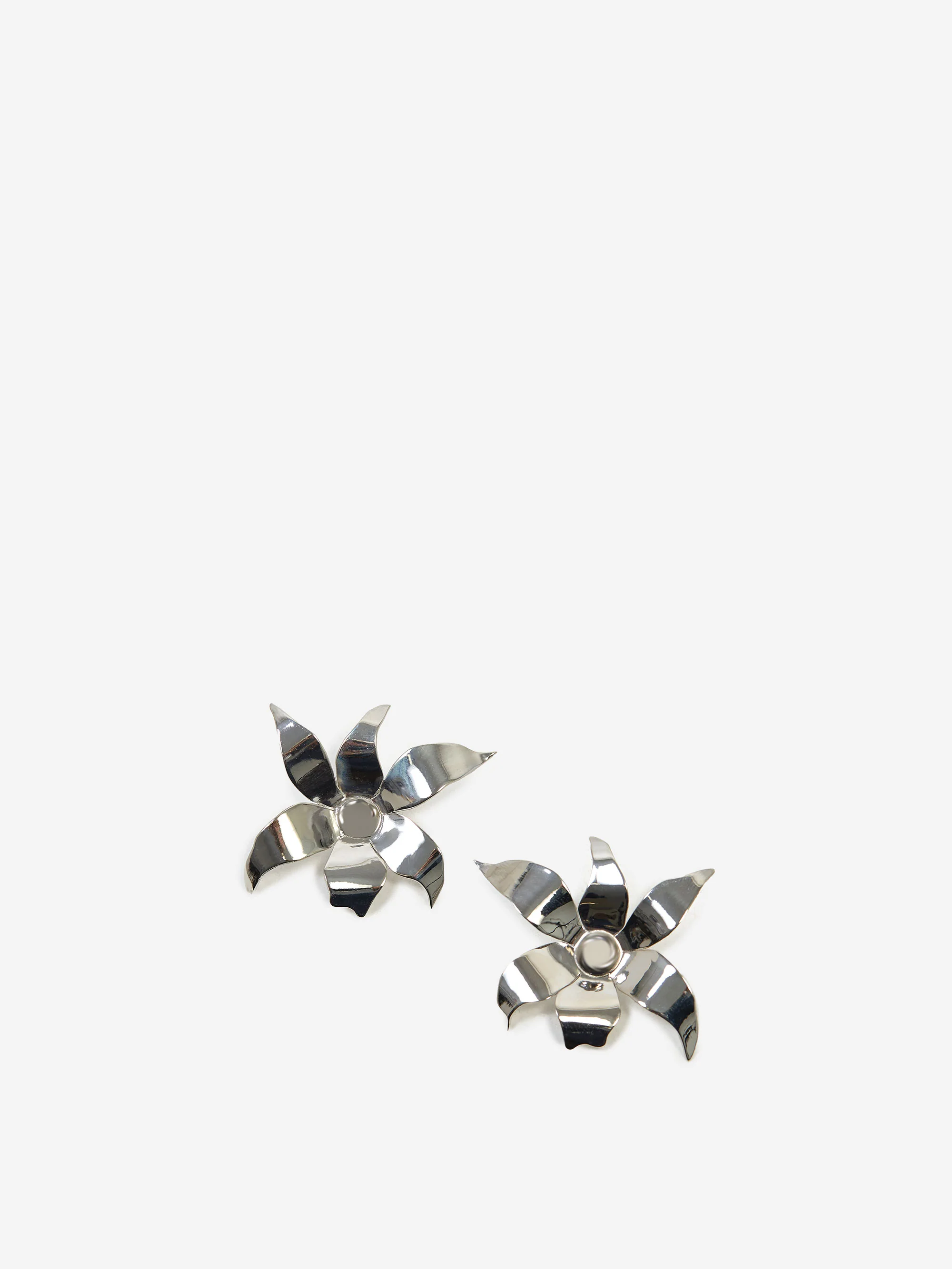 Eyland Small Estelle Flower Earrings - Silver