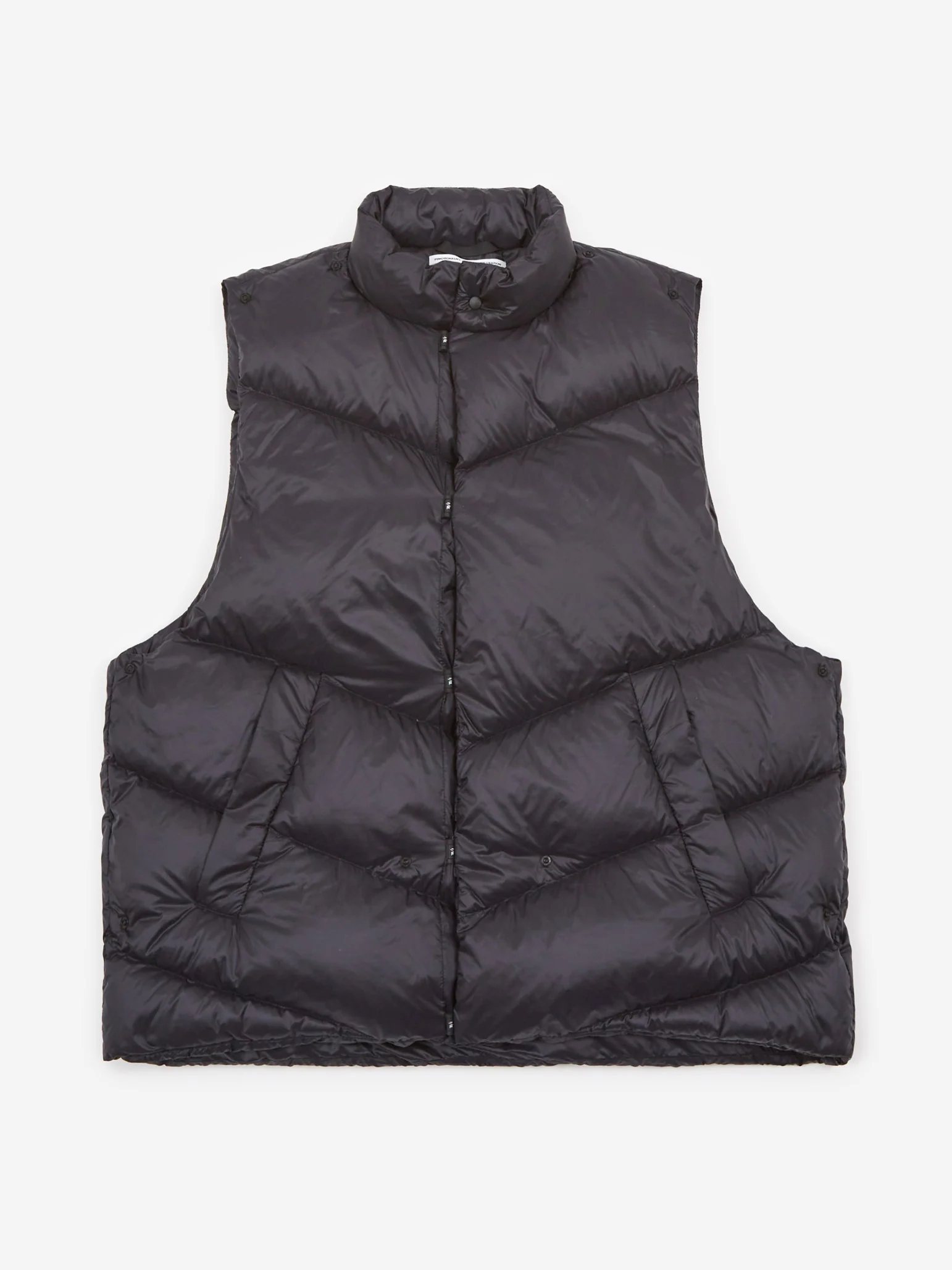 F/CE 2Way Diagonal Down Vest - Black - Image 2