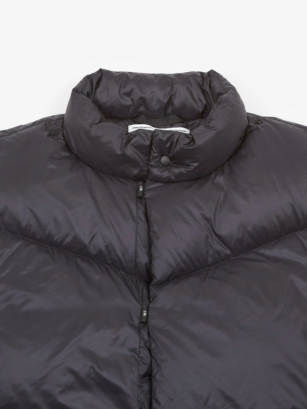 F/CE 2Way Diagonal Down Vest - Black - Image 5