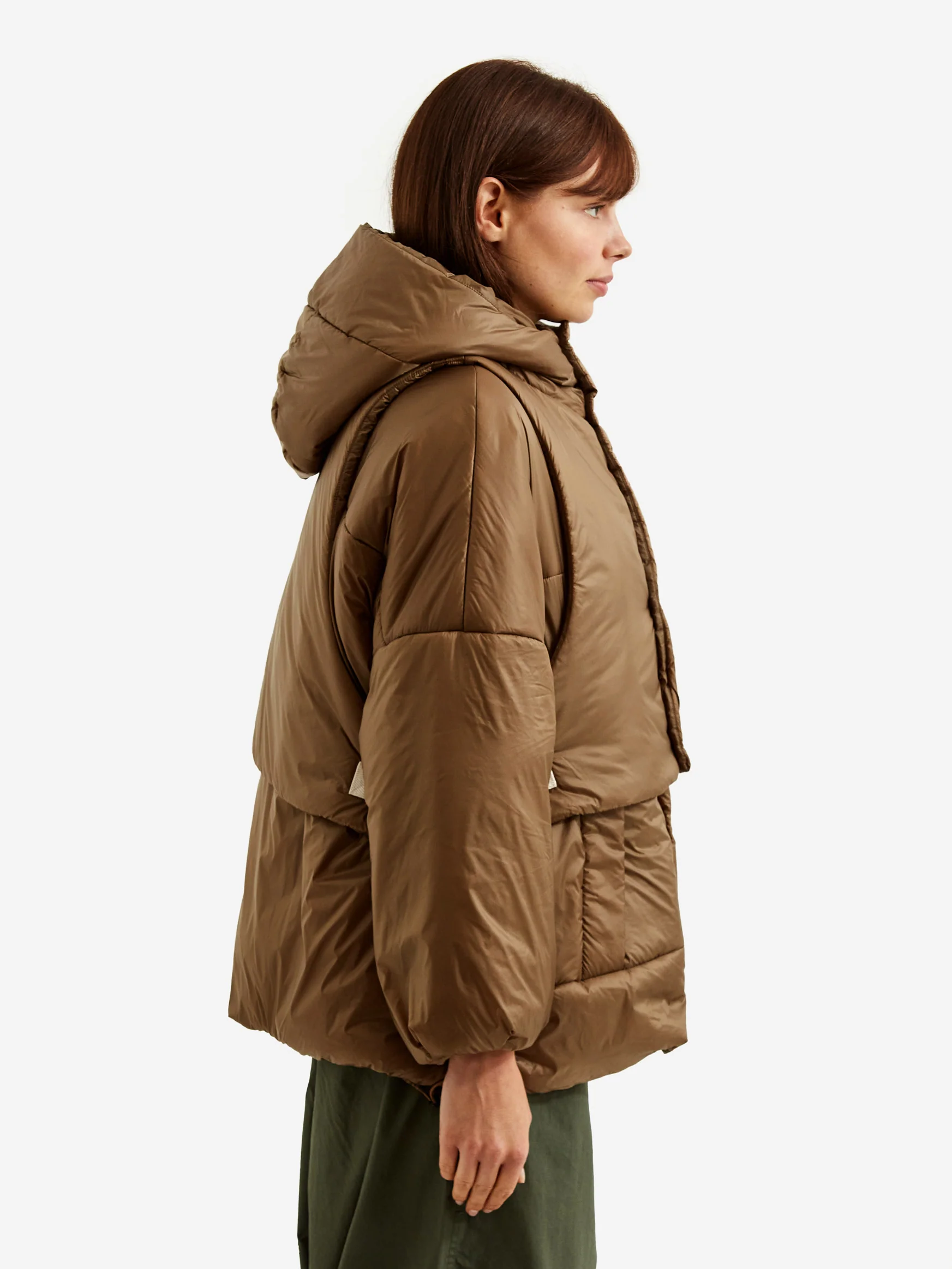 F/CE Layered Padding Blouson - Brown - Image 2