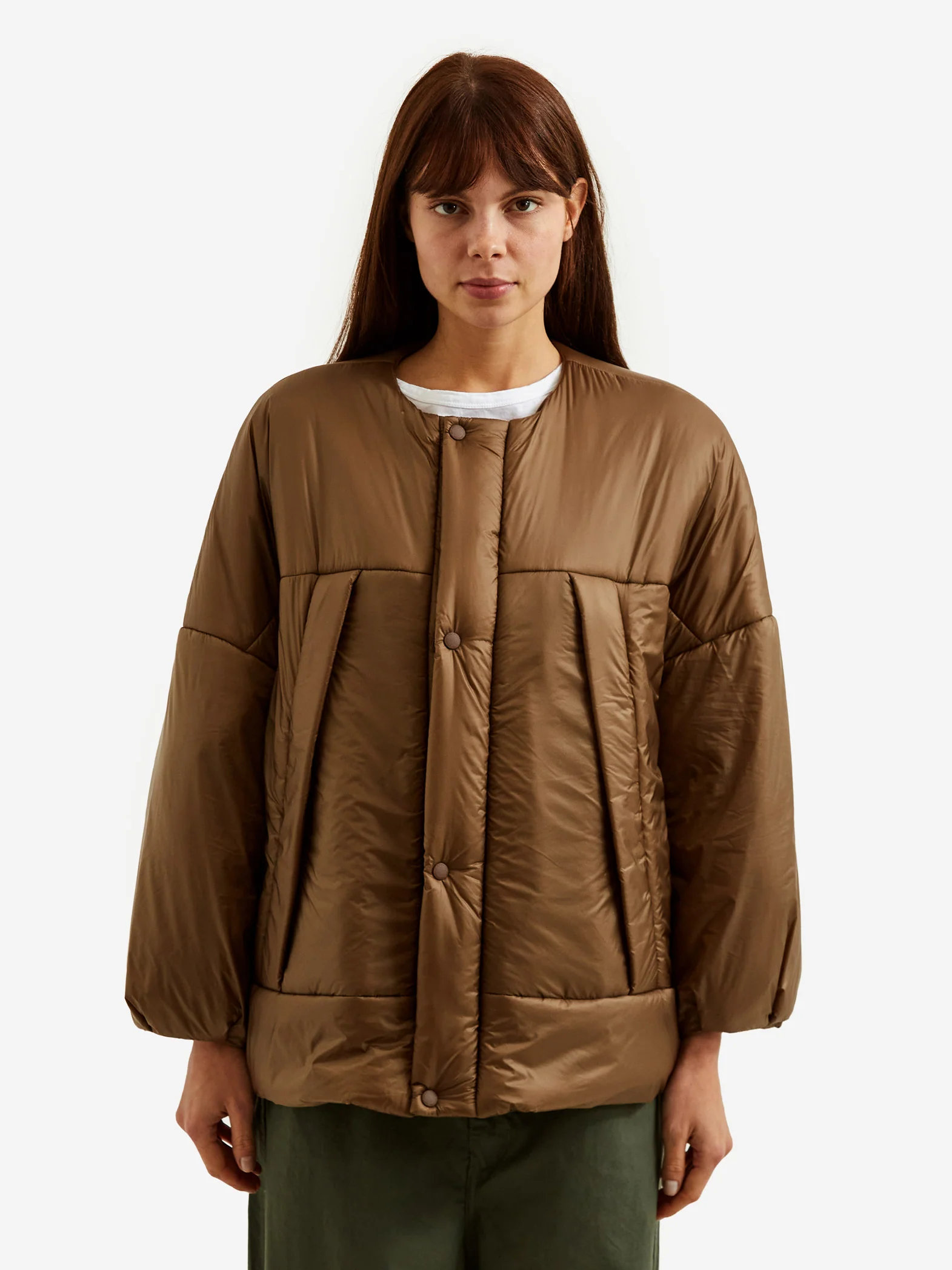 F/CE Layered Padding Blouson - Brown - Image 5