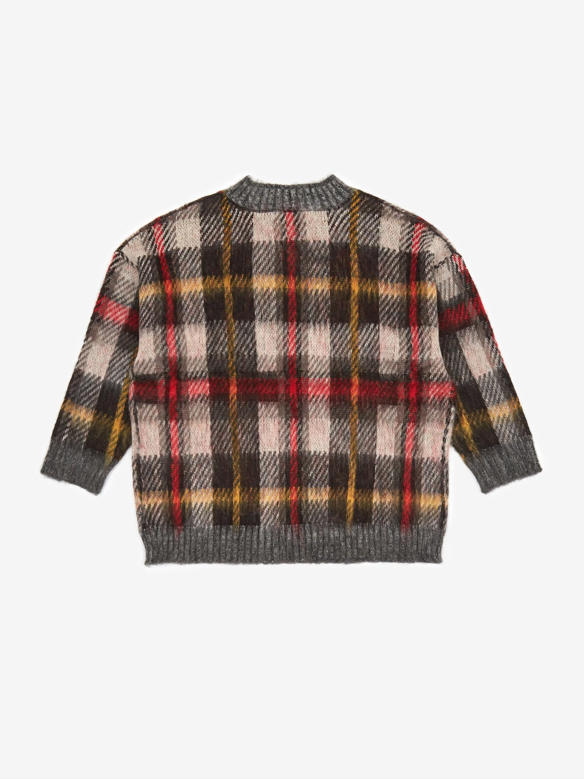 F/CE Mohair Check Knit Jumper - Multi - Image 3
