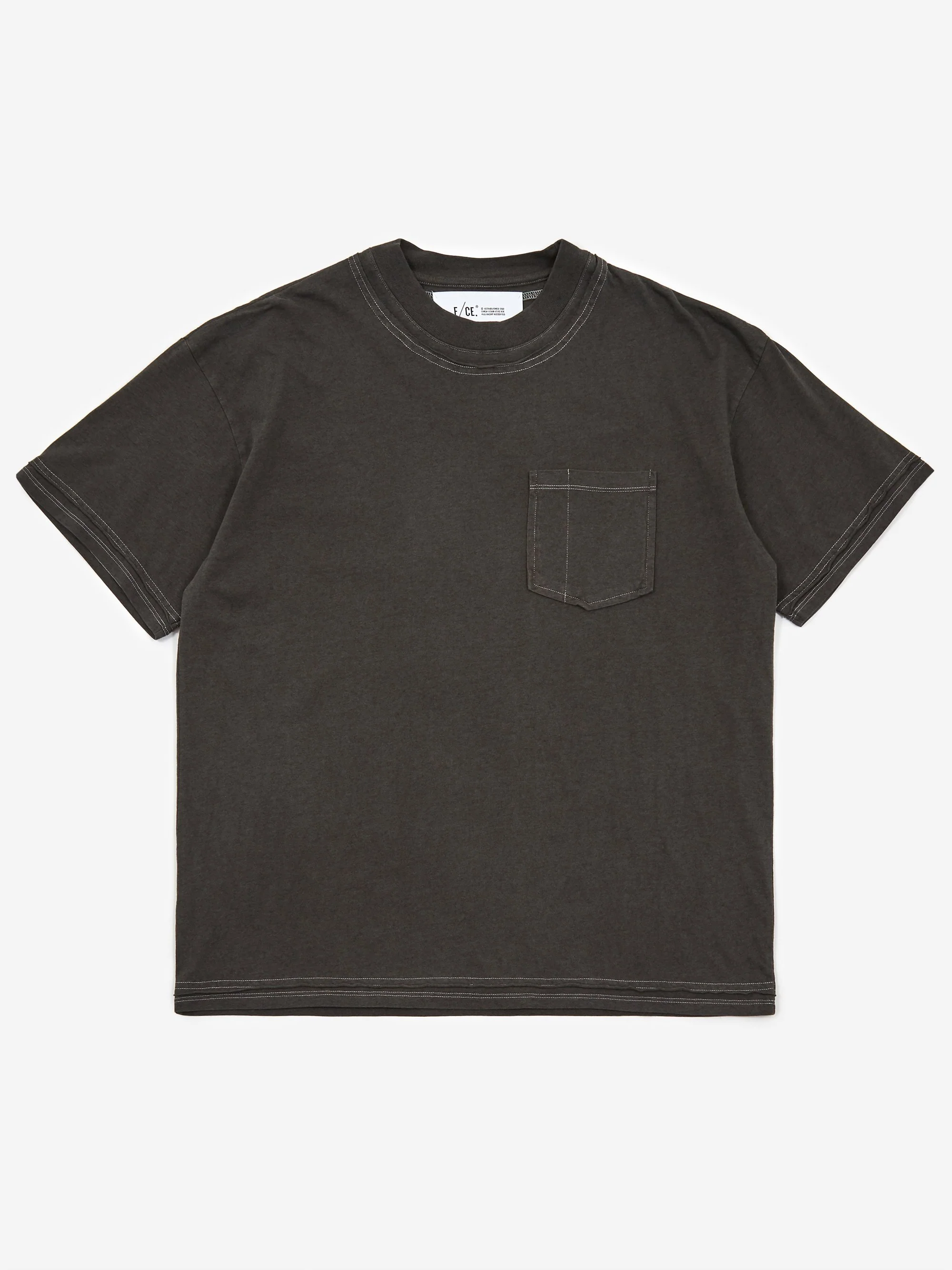 F/CE Pigment Layered Shortsleeve T-Shirt - Black