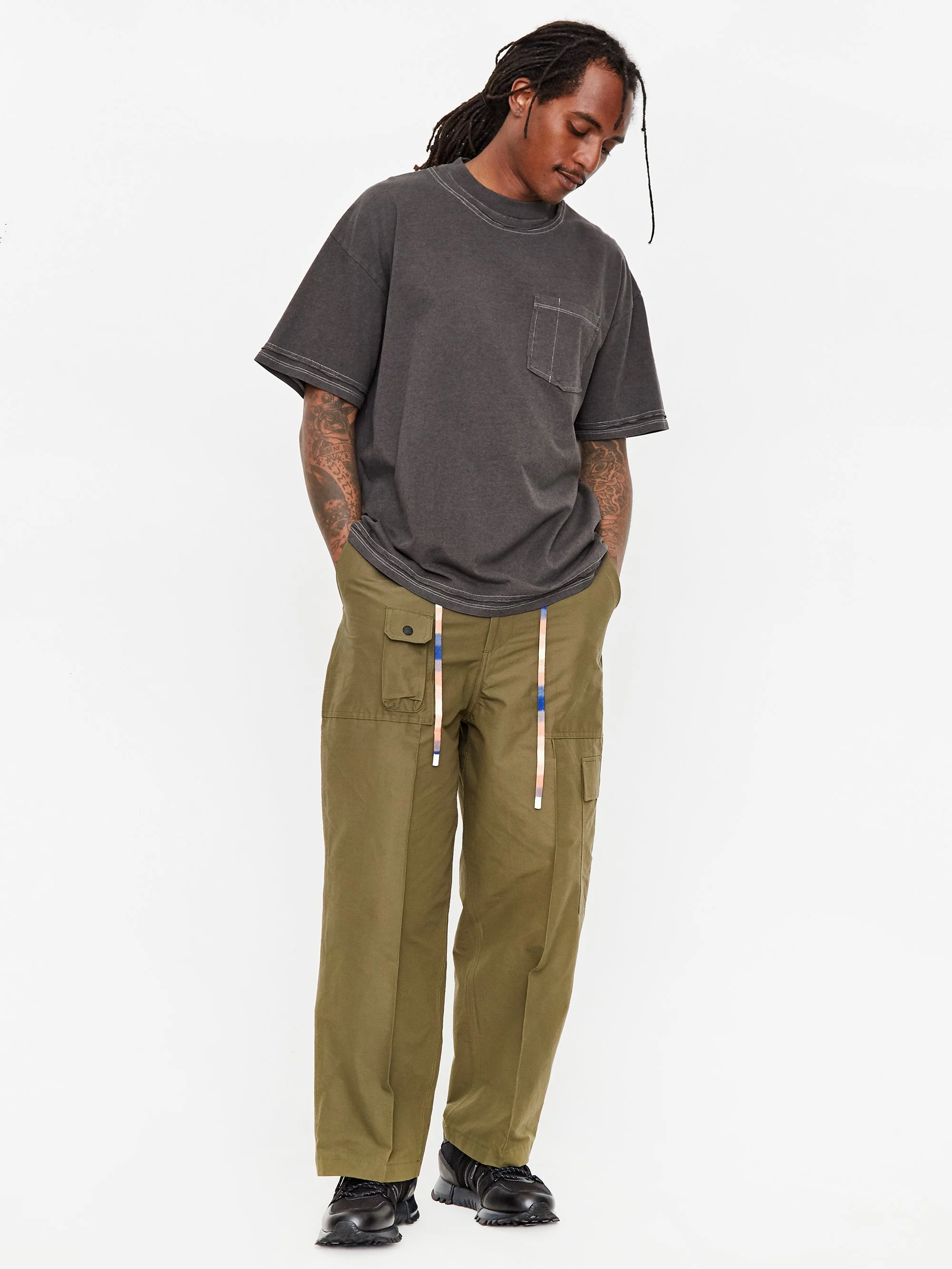 F/CE Pigment Layered Shortsleeve T-Shirt - Black - Image 6