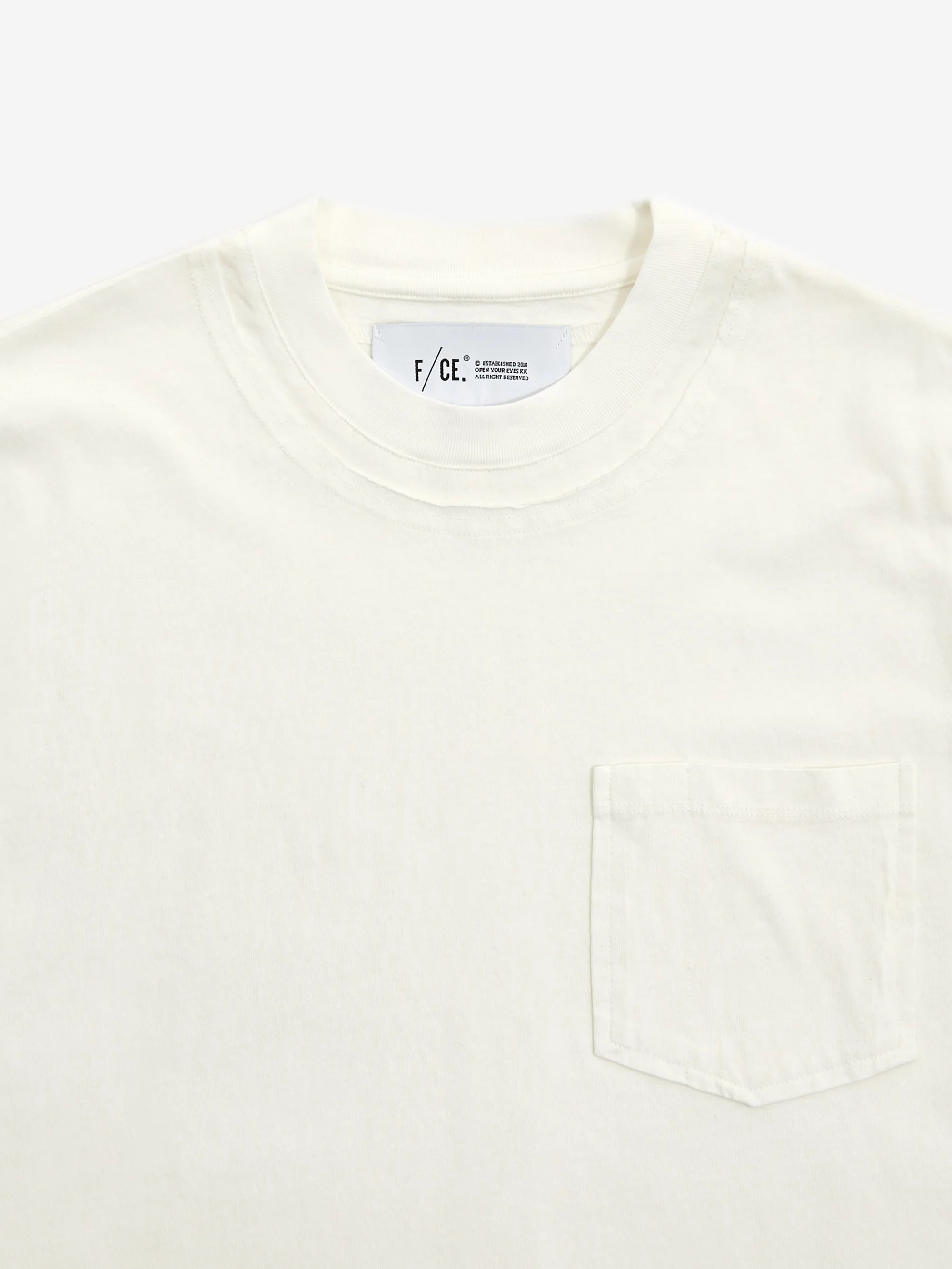 F/CE Pigment Layered Shortsleeve T-Shirt - White - Image 3