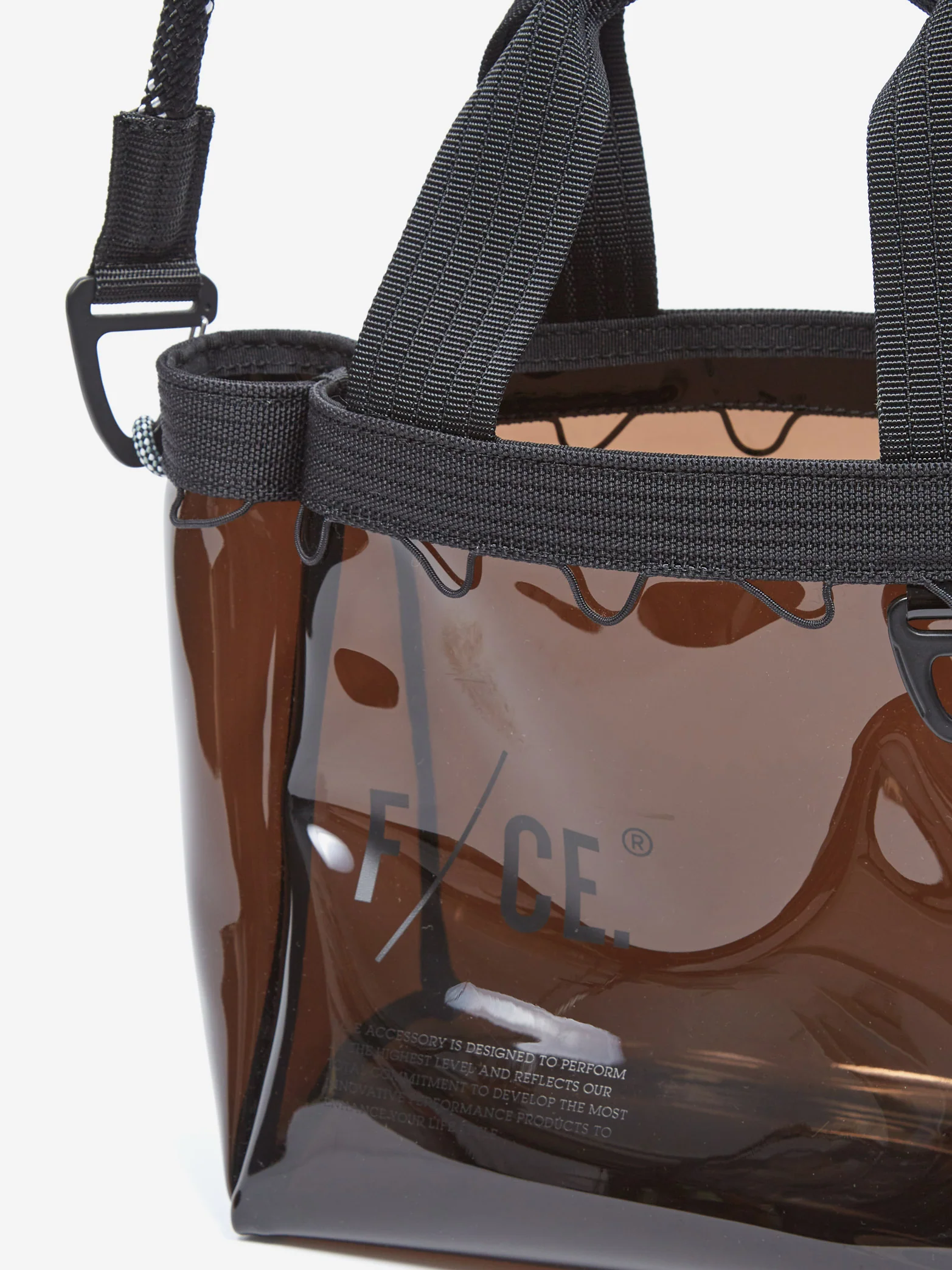 F/CE PVC Mini Tote Bag - Brown - Image 3