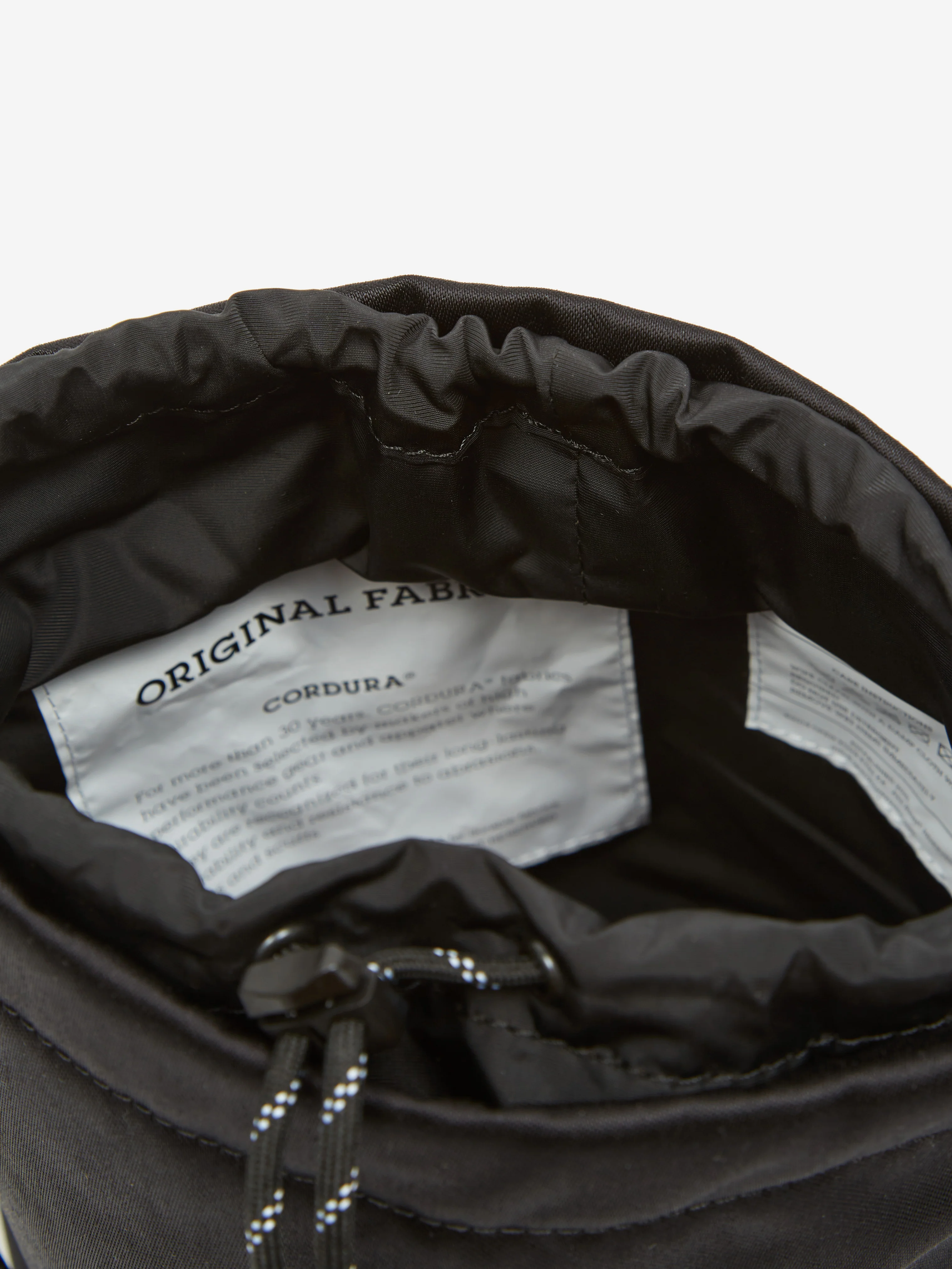F/CE Satin Drawstring Bag - Black - Image 4