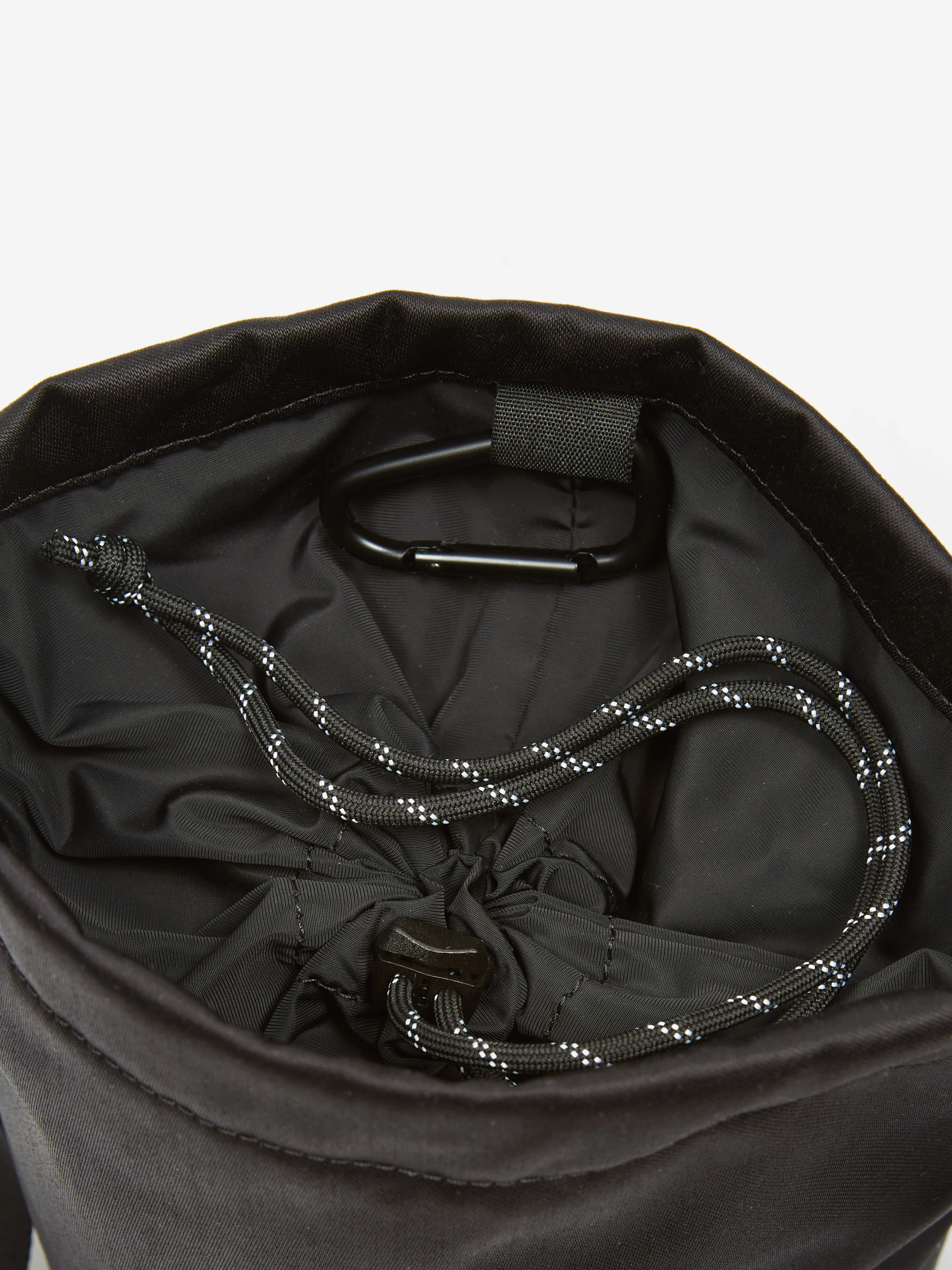 F/CE Satin Drawstring Bag - Black - Image 5