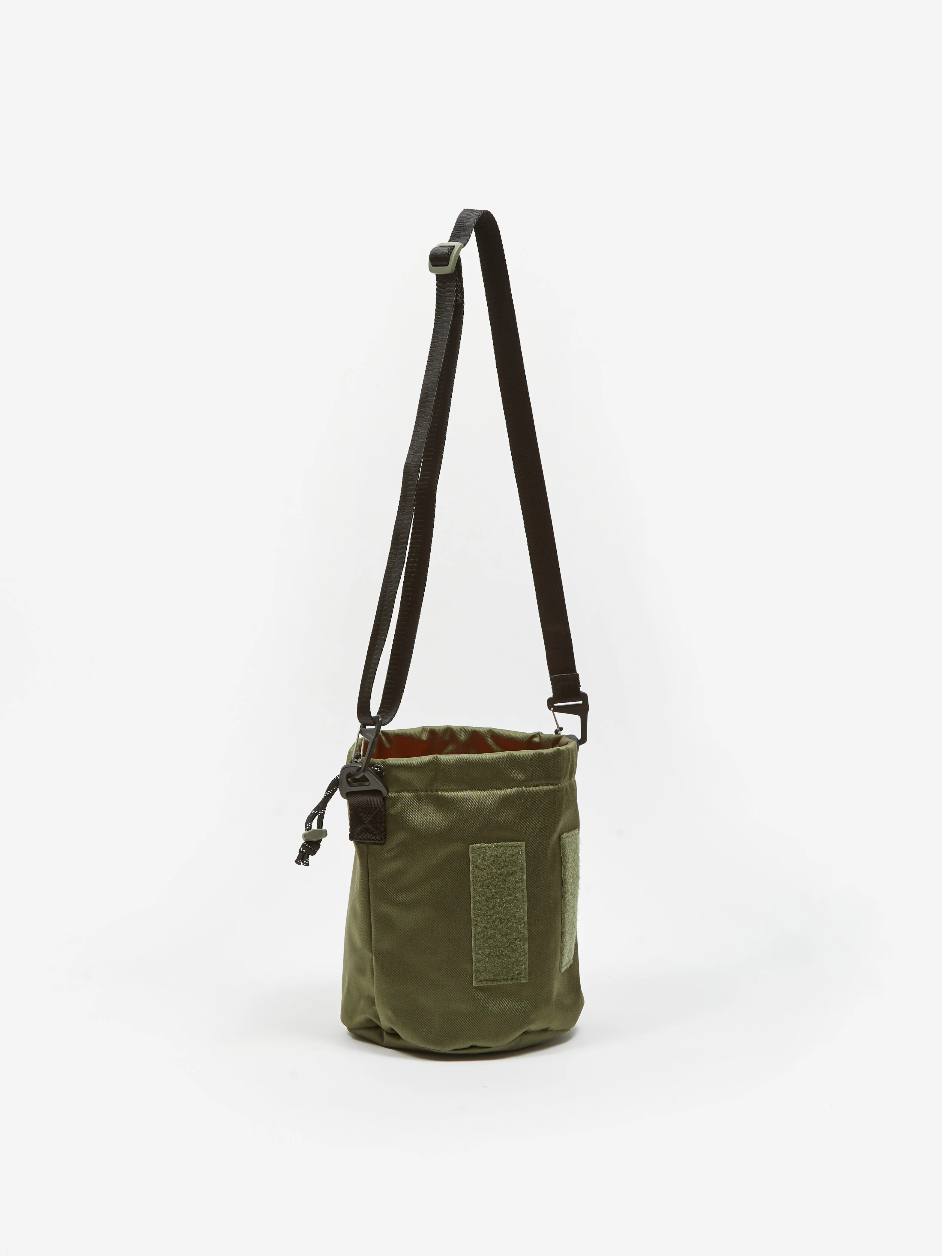 F/CE Satin Drawstring Bag - Olive - Image 2