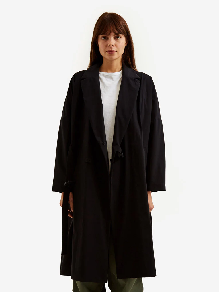 F/CE Waterproof Wrap Coat - Black