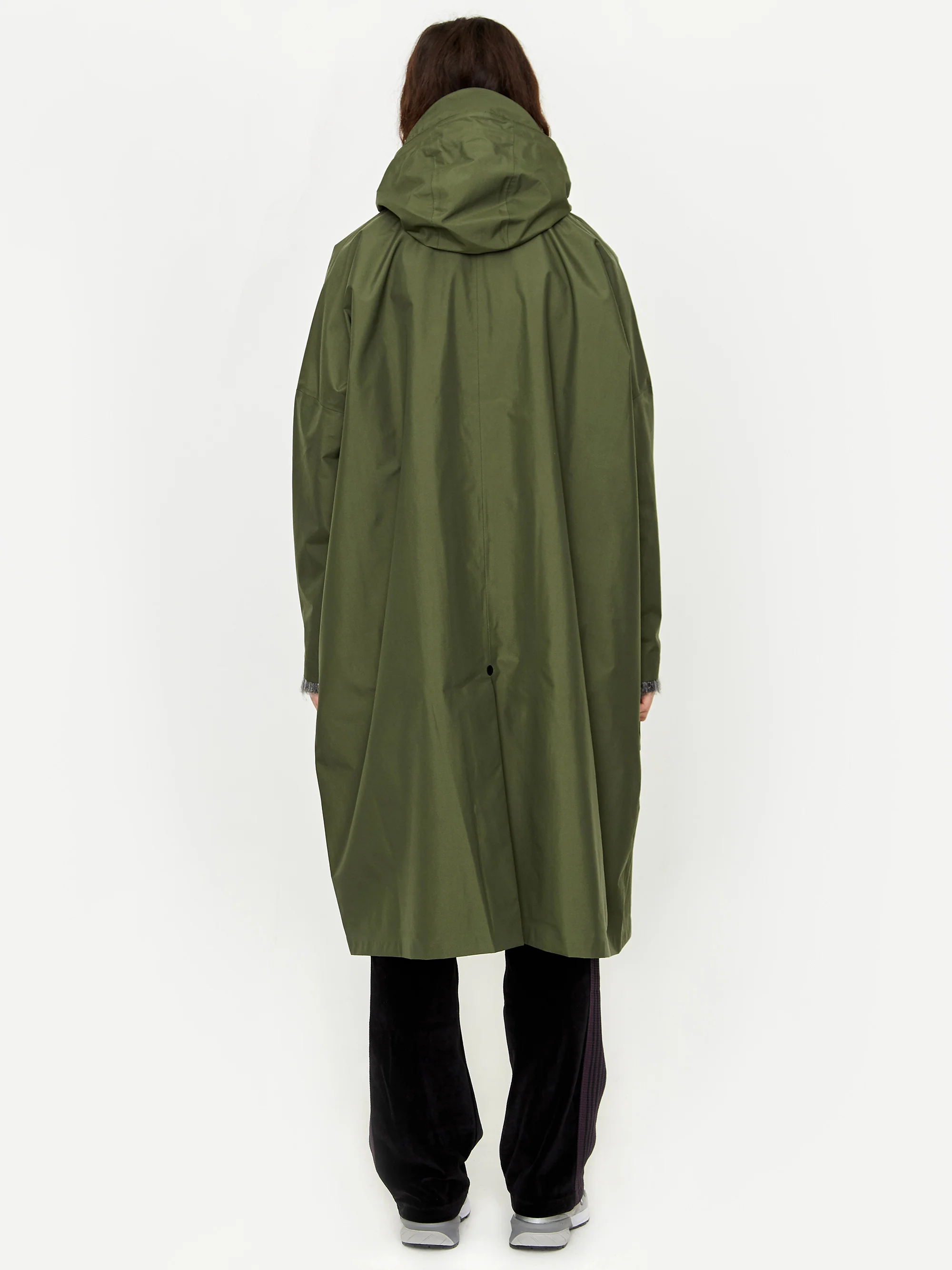 F/CE Wrap Double Breasted Coat - Olive - Image 10