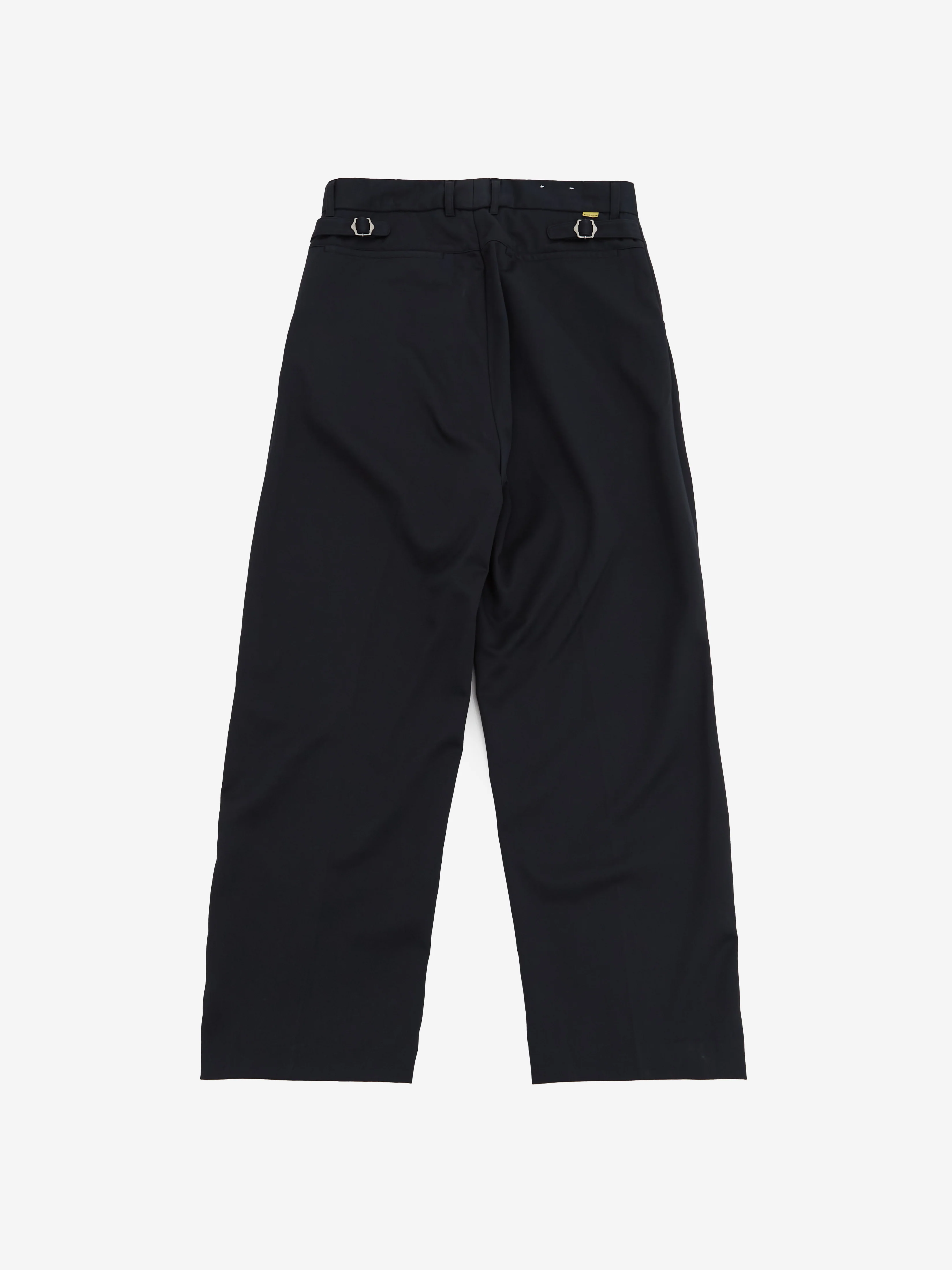 Farah Japan Two Tuck Side Adjustable Pants - Grey - Image 3