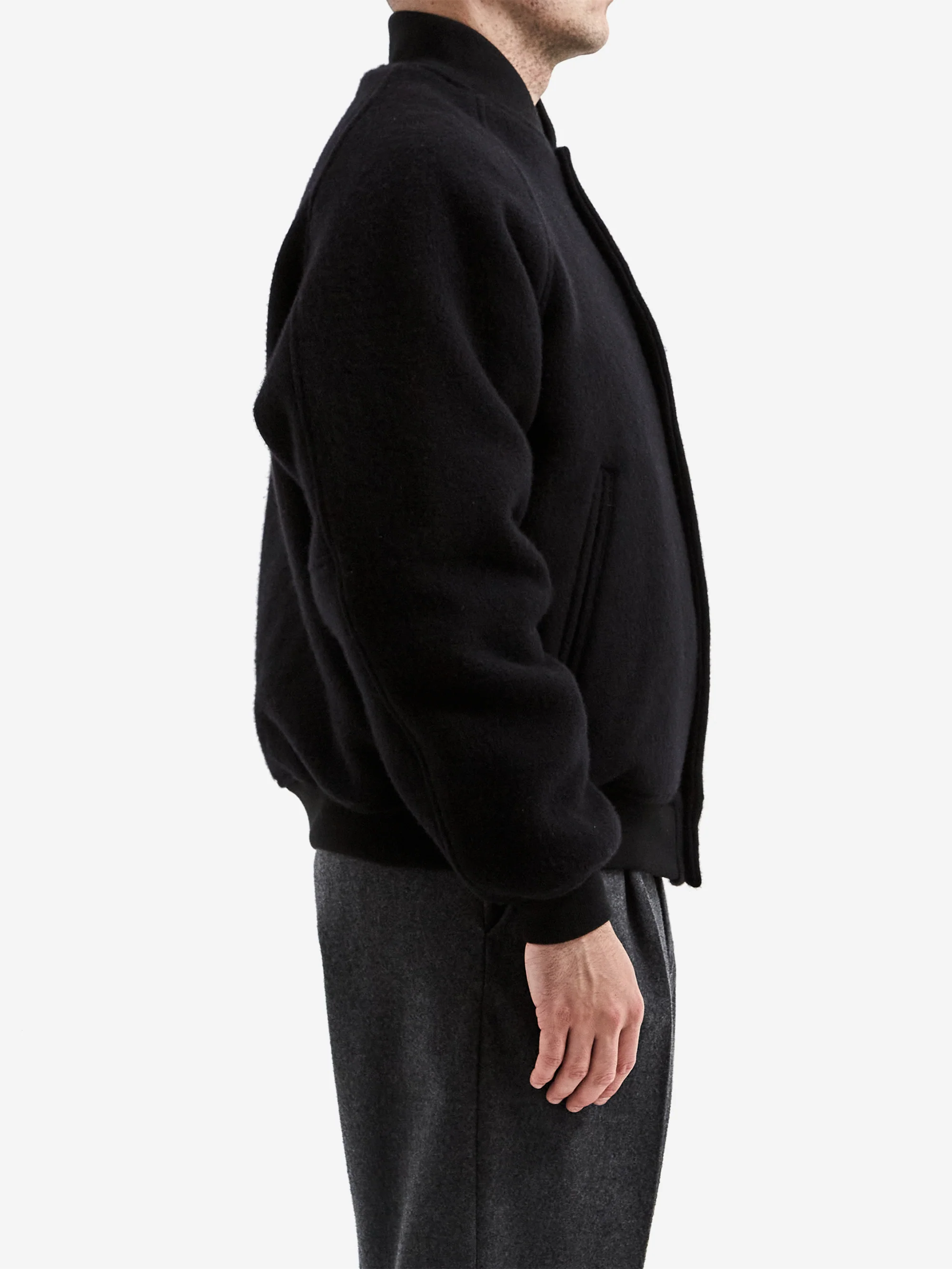 Farah Japan Varsity Jacket - Black - Image 5