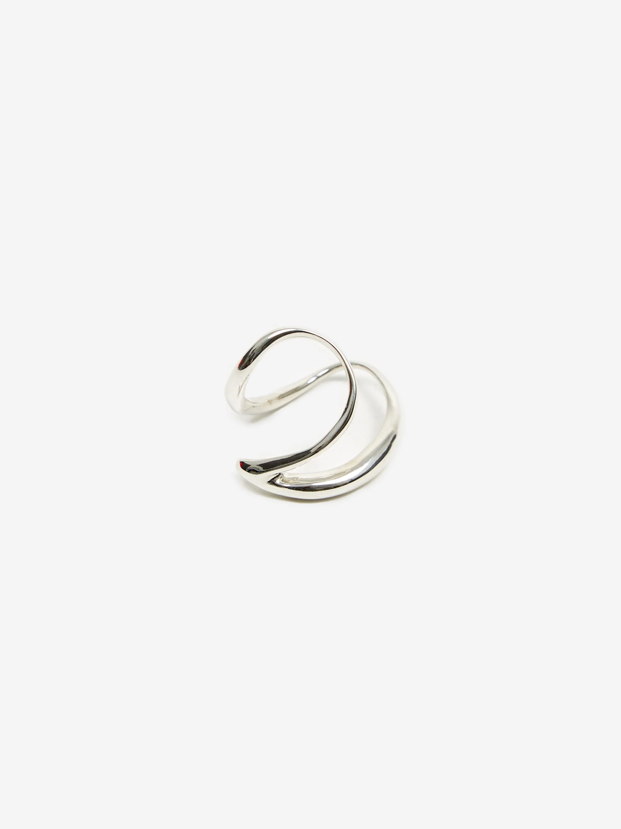 Faris Double Ear Cuff - Silver - Image 3