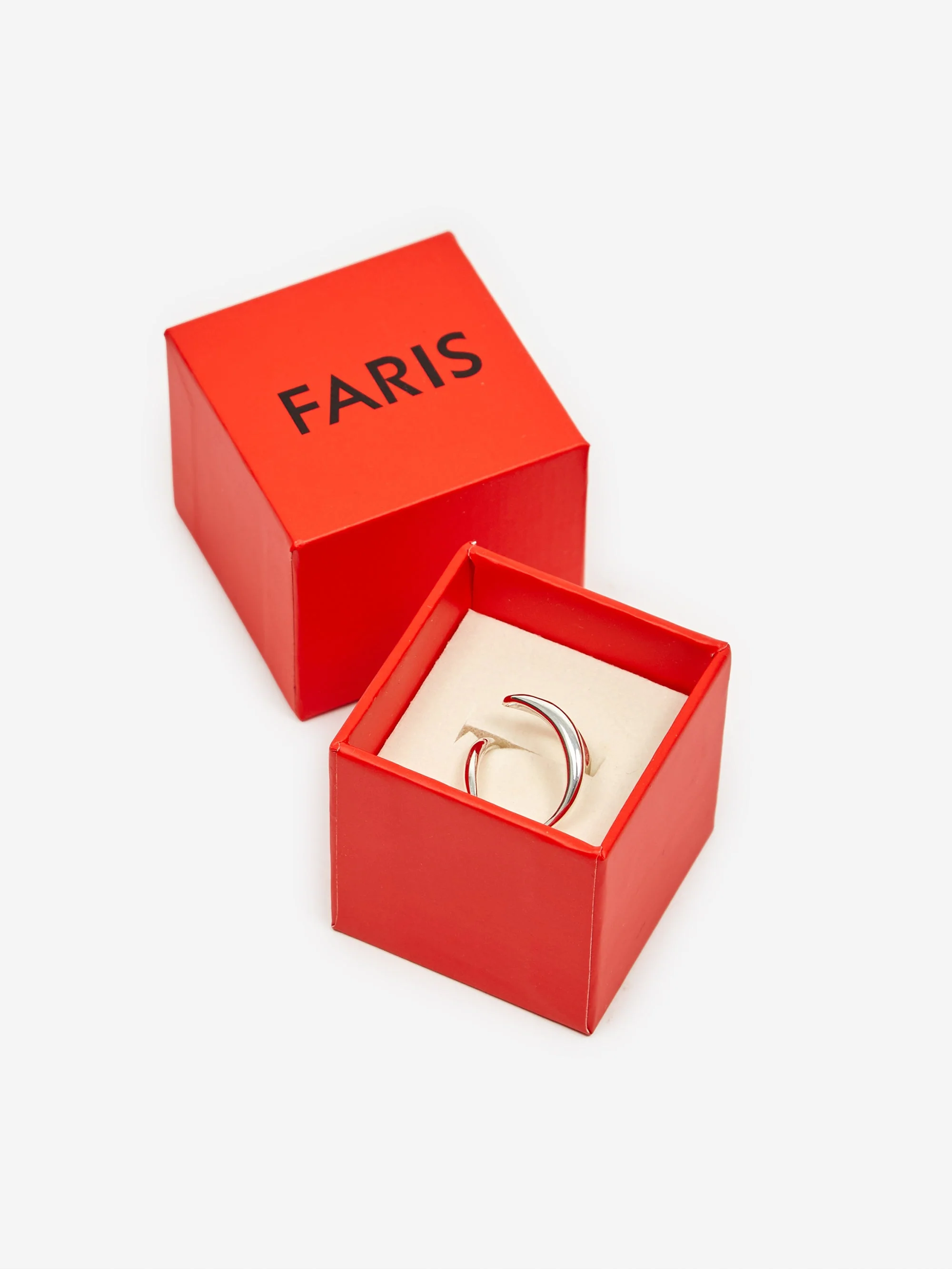 Faris Double Ear Cuff - Silver - Image 4