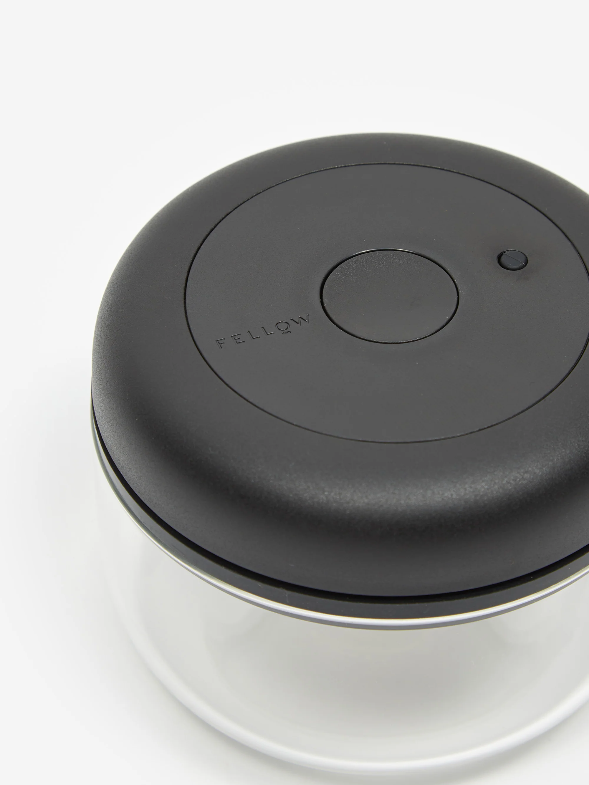 Fellow Atmos Vacuum Coffee Canister 0.4L - Black/Clear - Image 2