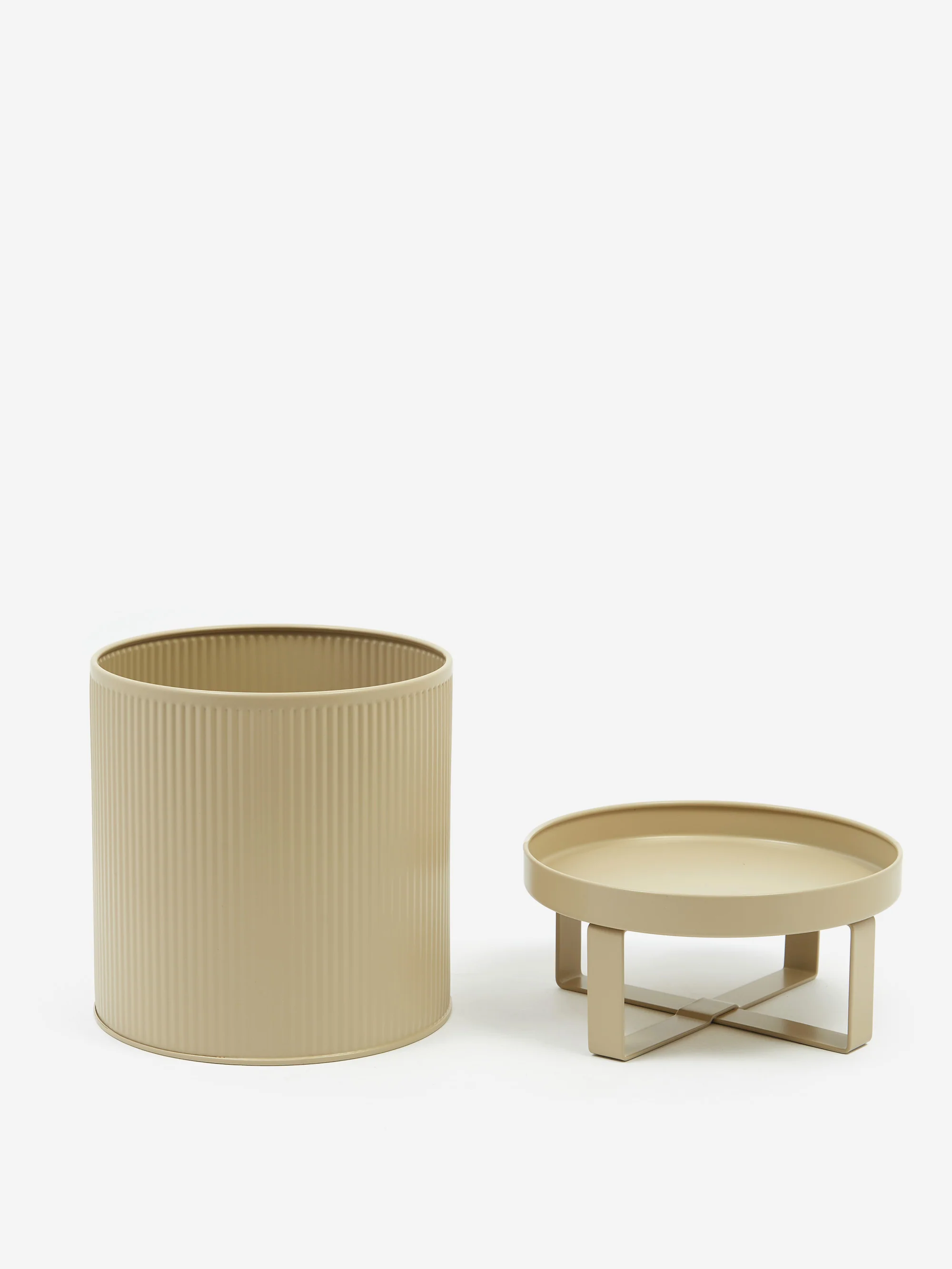 ferm LIVING Bau Plant Pot - Small - Cashmere - Image 2
