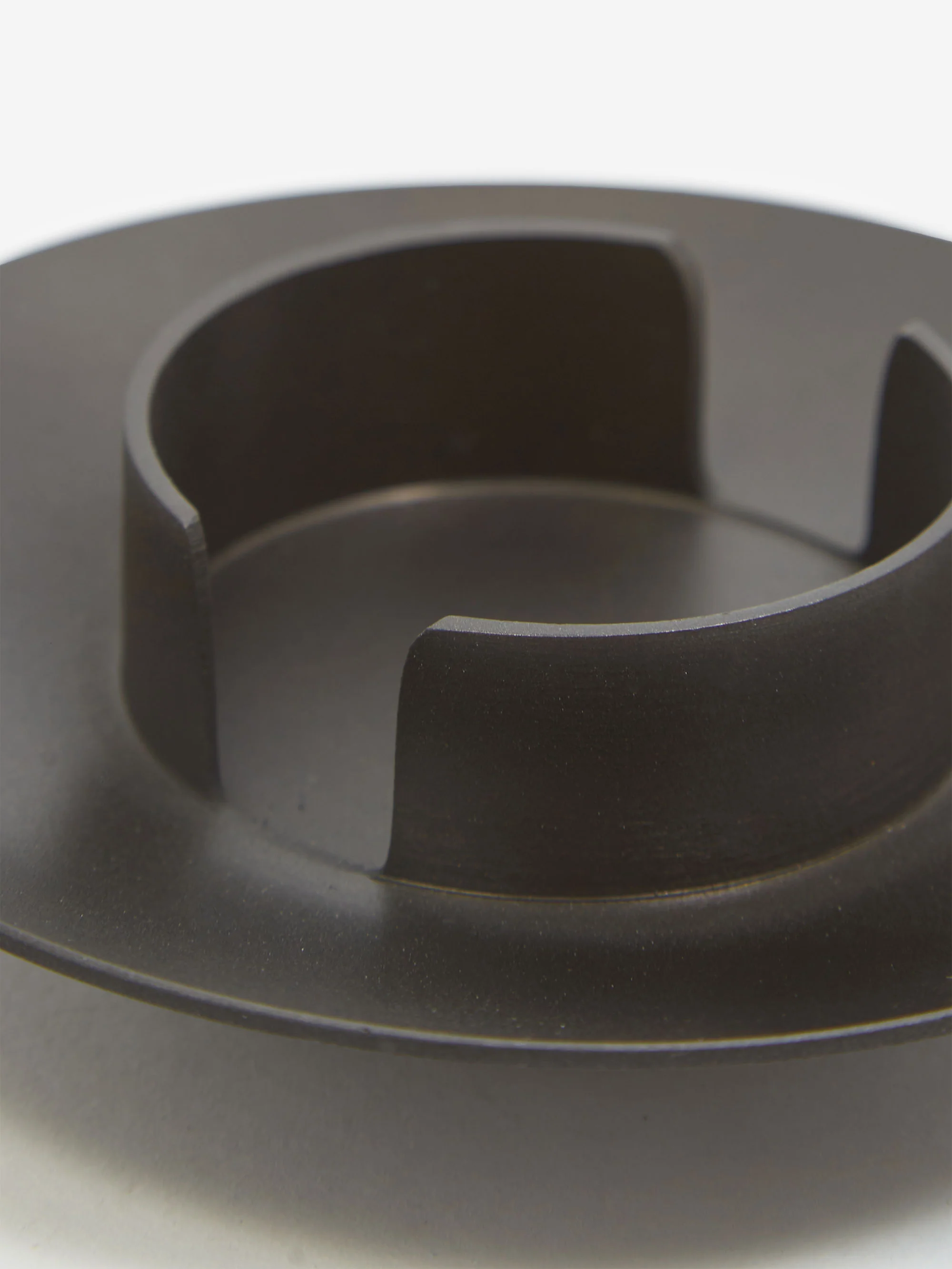 ferm LIVING Block Candle Holder - Black Brass - Image 2