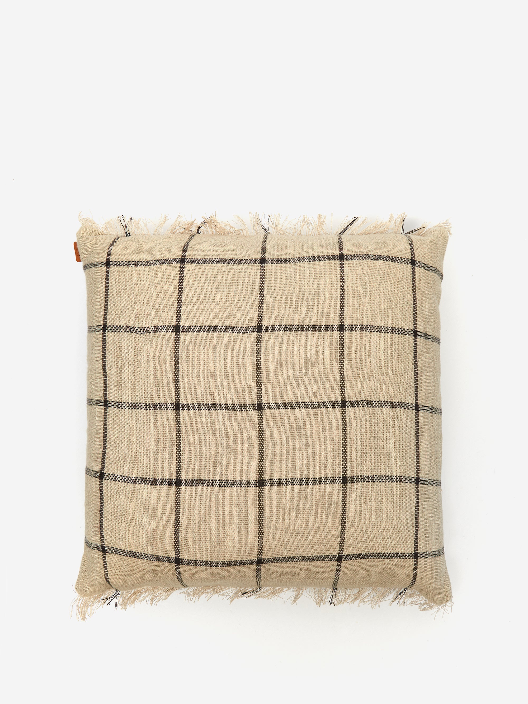 Ferm Living Calm Cushion 50x50 - Camel/Black