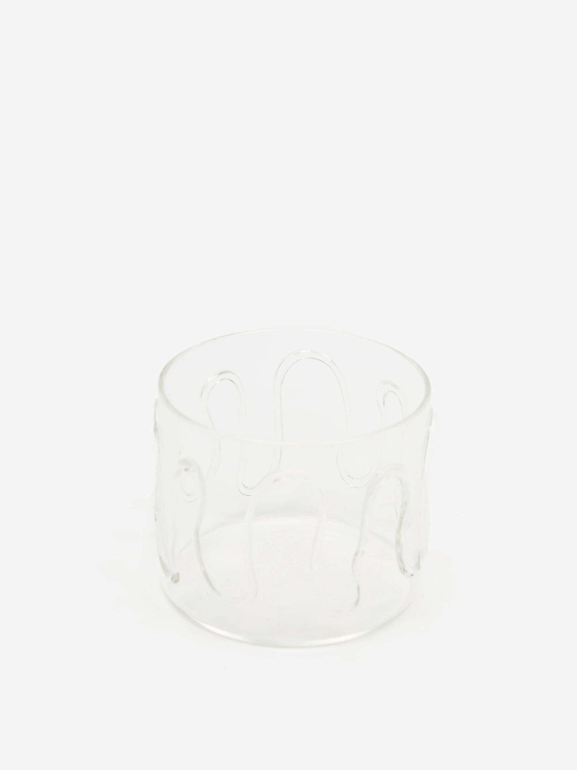 ferm LIVING Doodle Glasses Low Set of 2 - Clear - Image 3