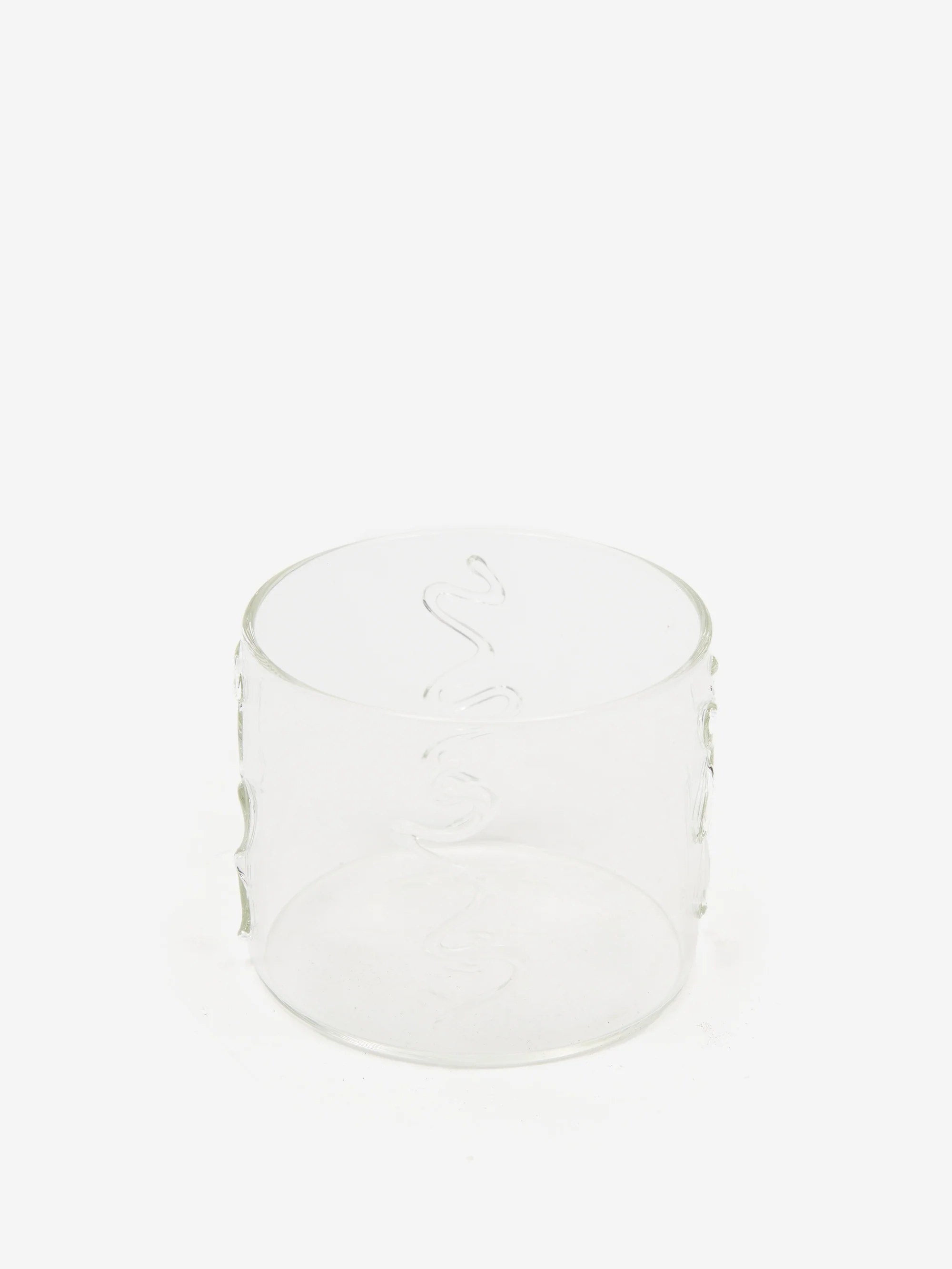 ferm LIVING Doodle Glasses Low Set of 2 - Clear - Image 4