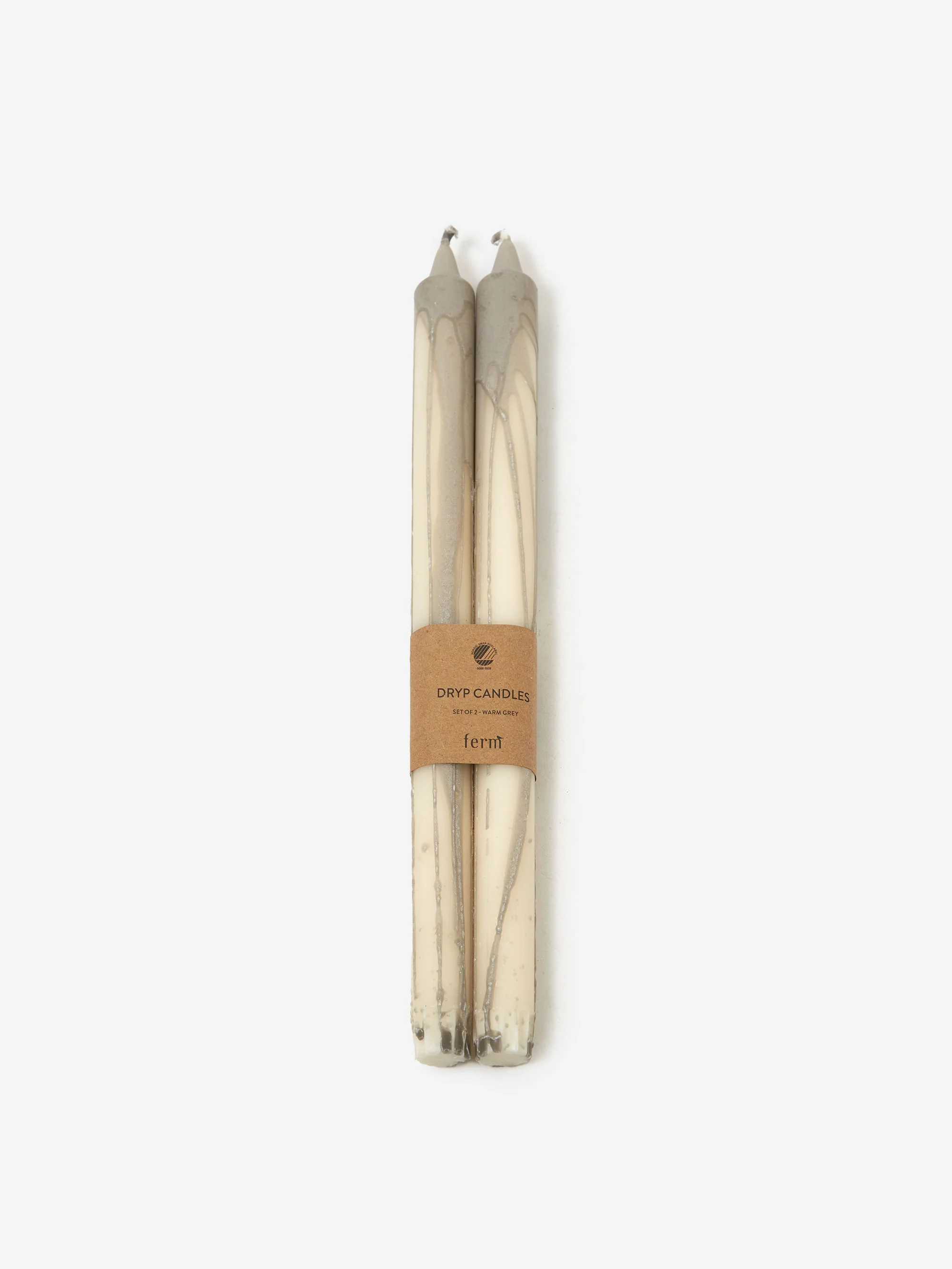 ferm LIVING Duo Candle Set of 2 - Warm Grey - Image 3