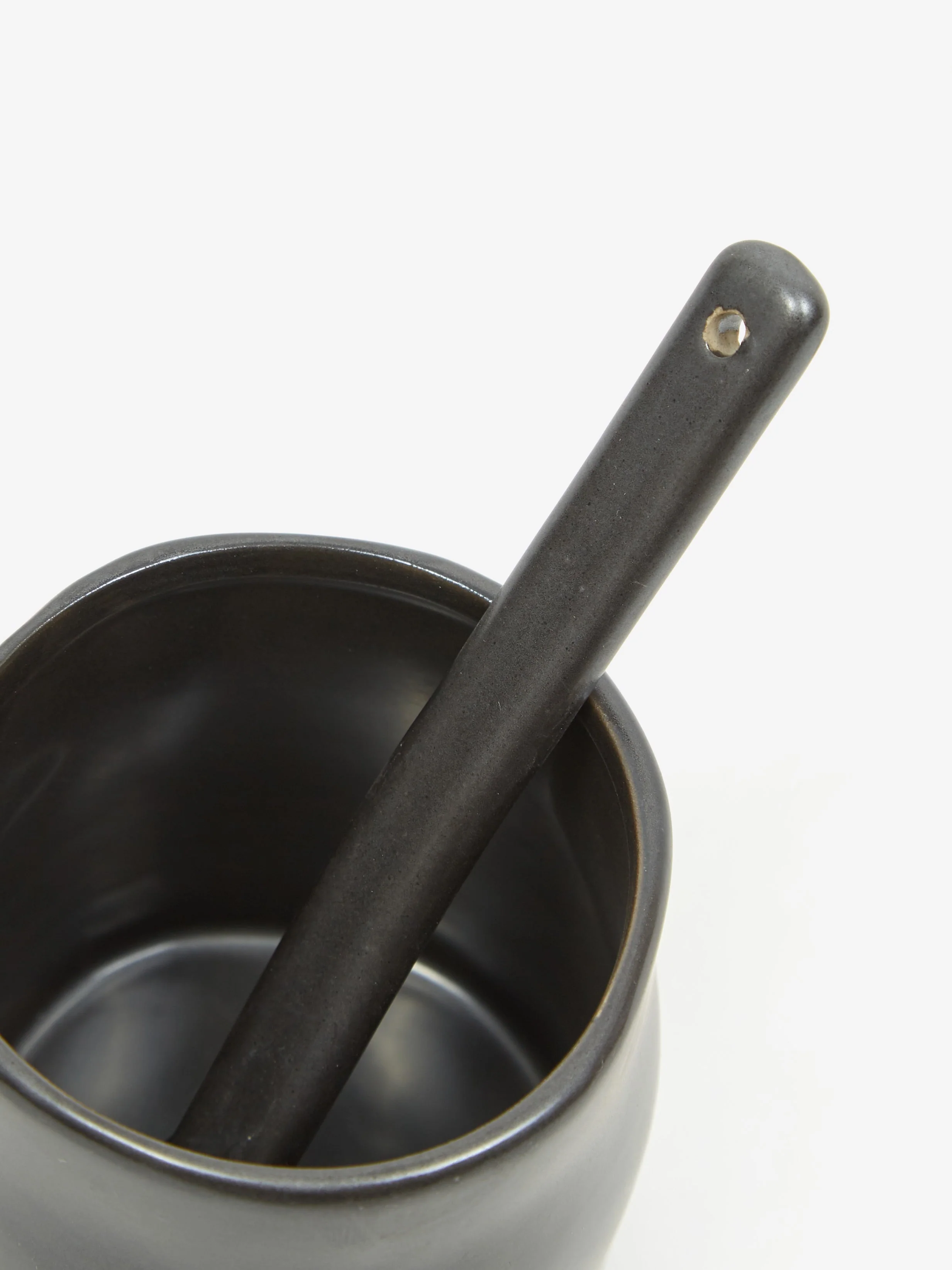ferm LIVING Flow Jar With Spoon - Black - Image 3