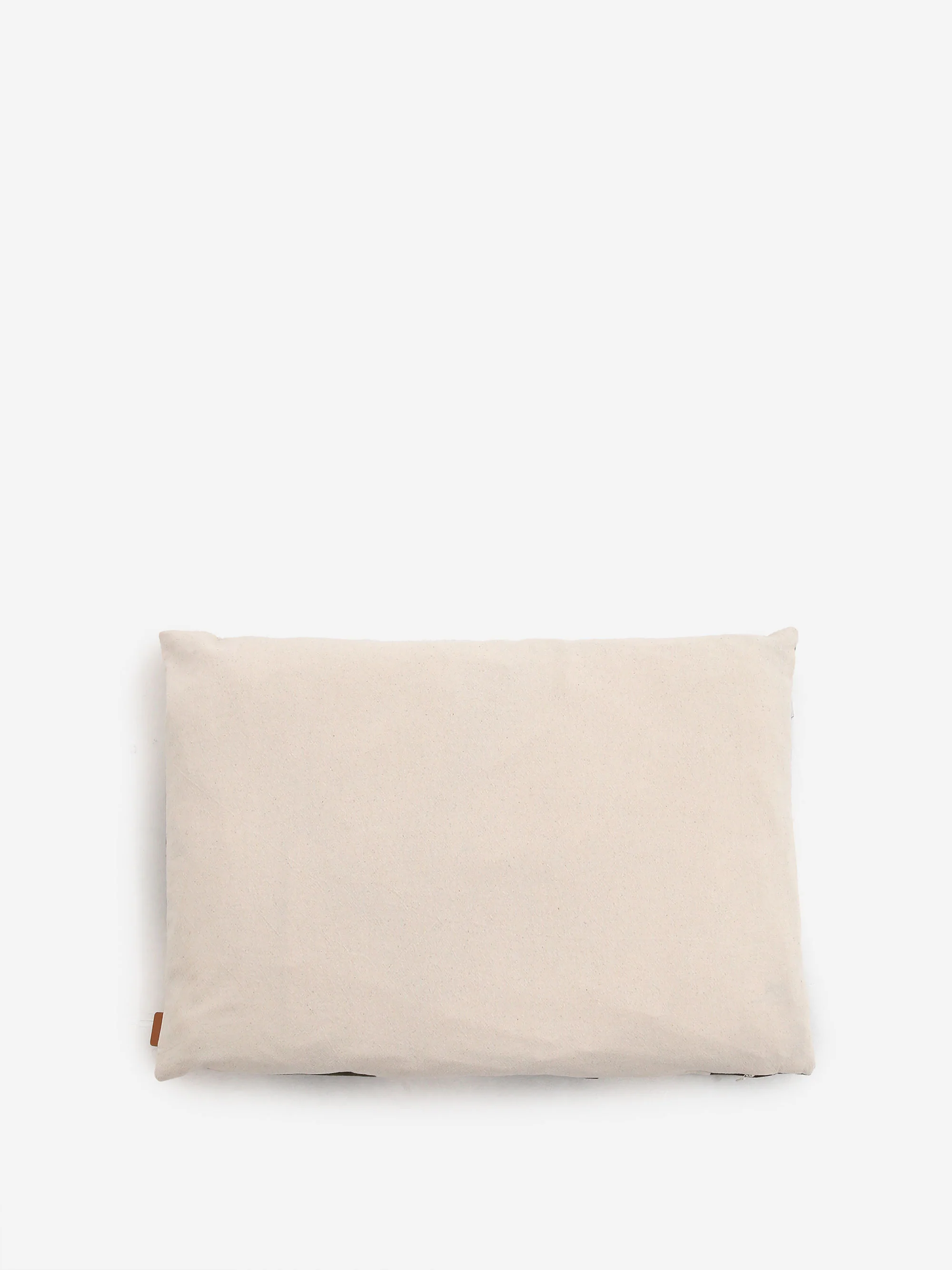 ferm LIVING Fold Patchwork Cushion - Coffee/Undyed - Image 3
