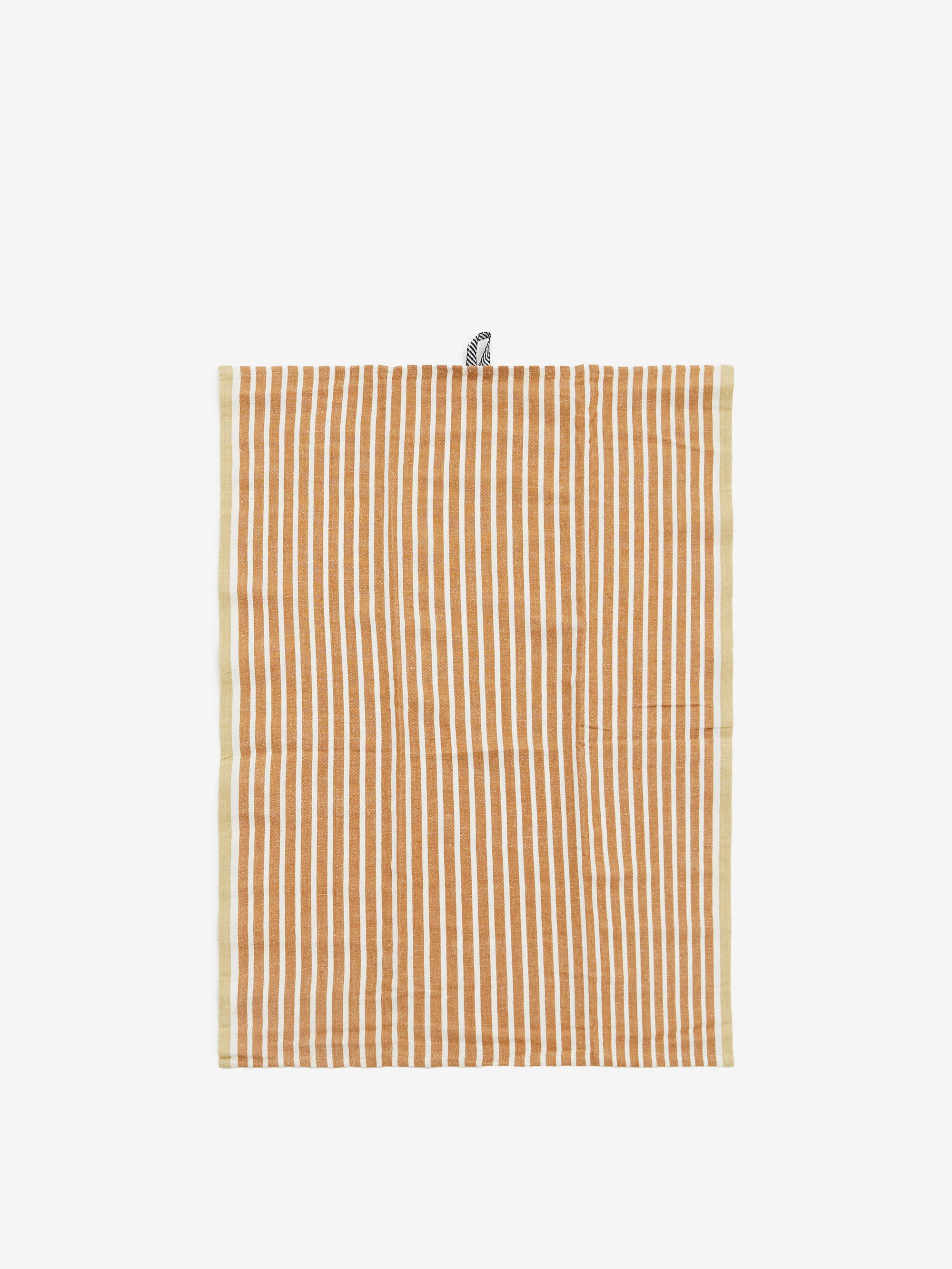 ferm LIVING Hale Tea Towel - Golden Brown/Silver Fern