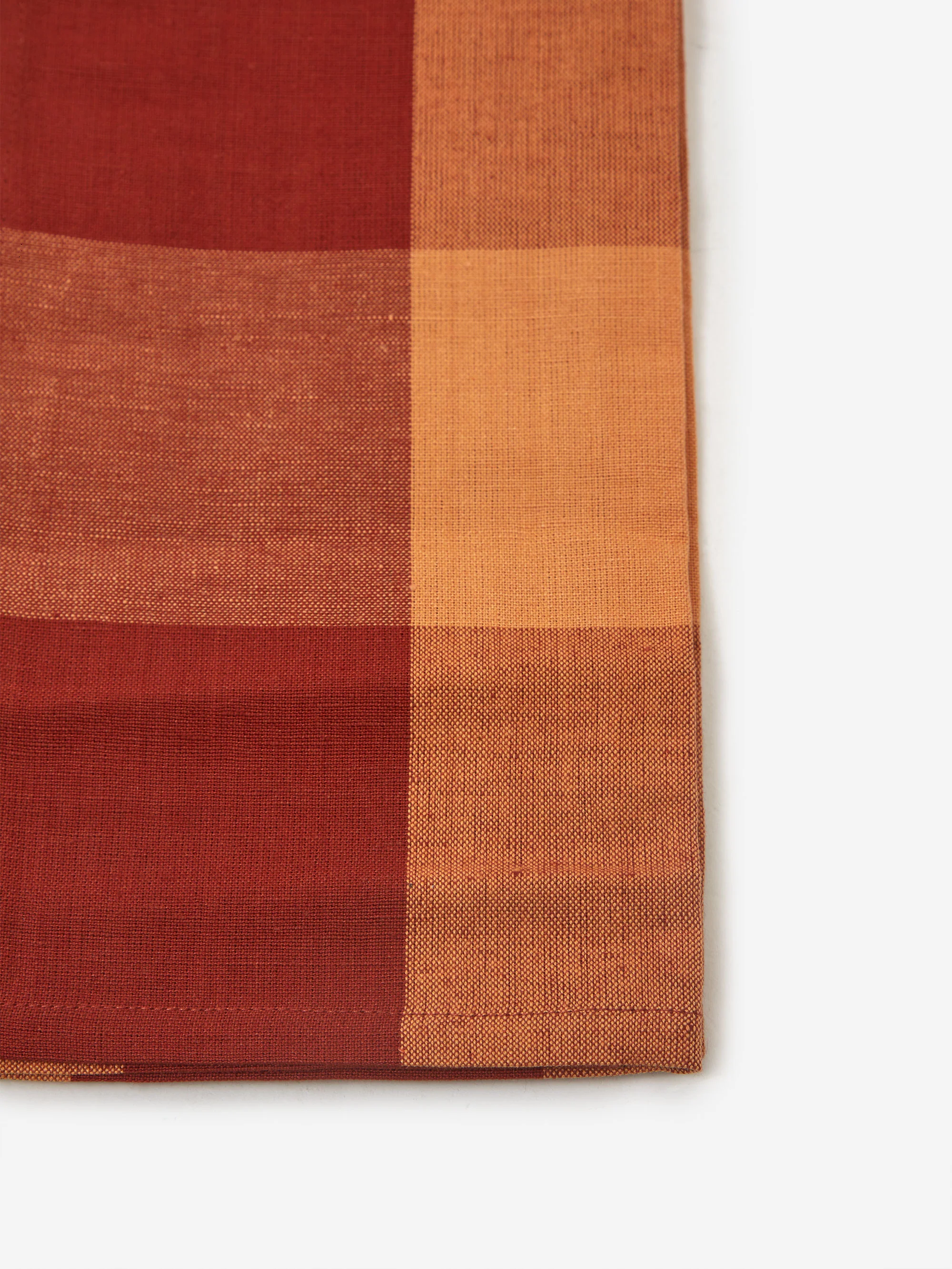 ferm LIVING Hale Tea Towel - Peach/Spice Red - Image 2