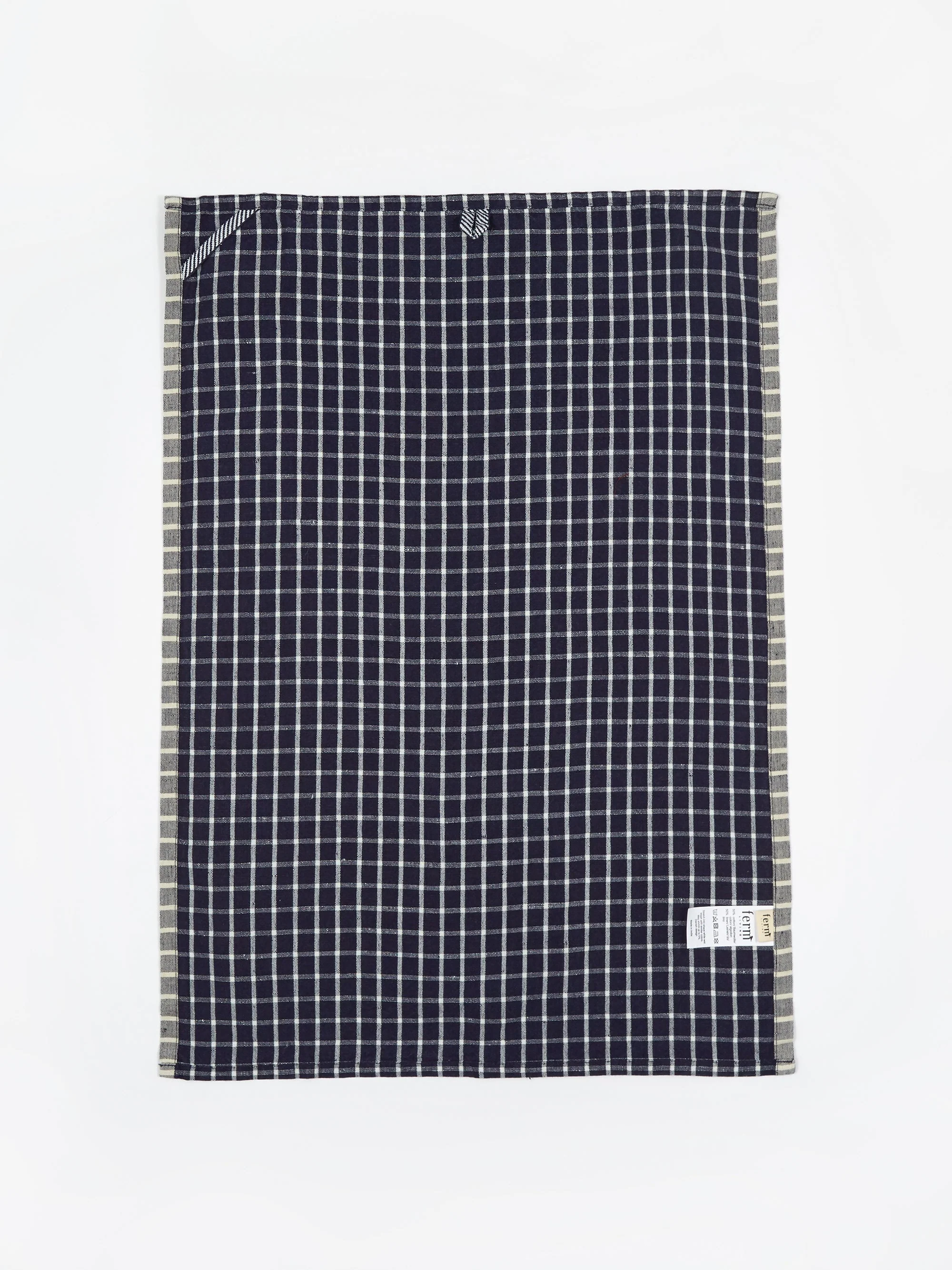 ferm LIVING Hale Yarn Dyed Linen Tea Towels - Blue - Image 2
