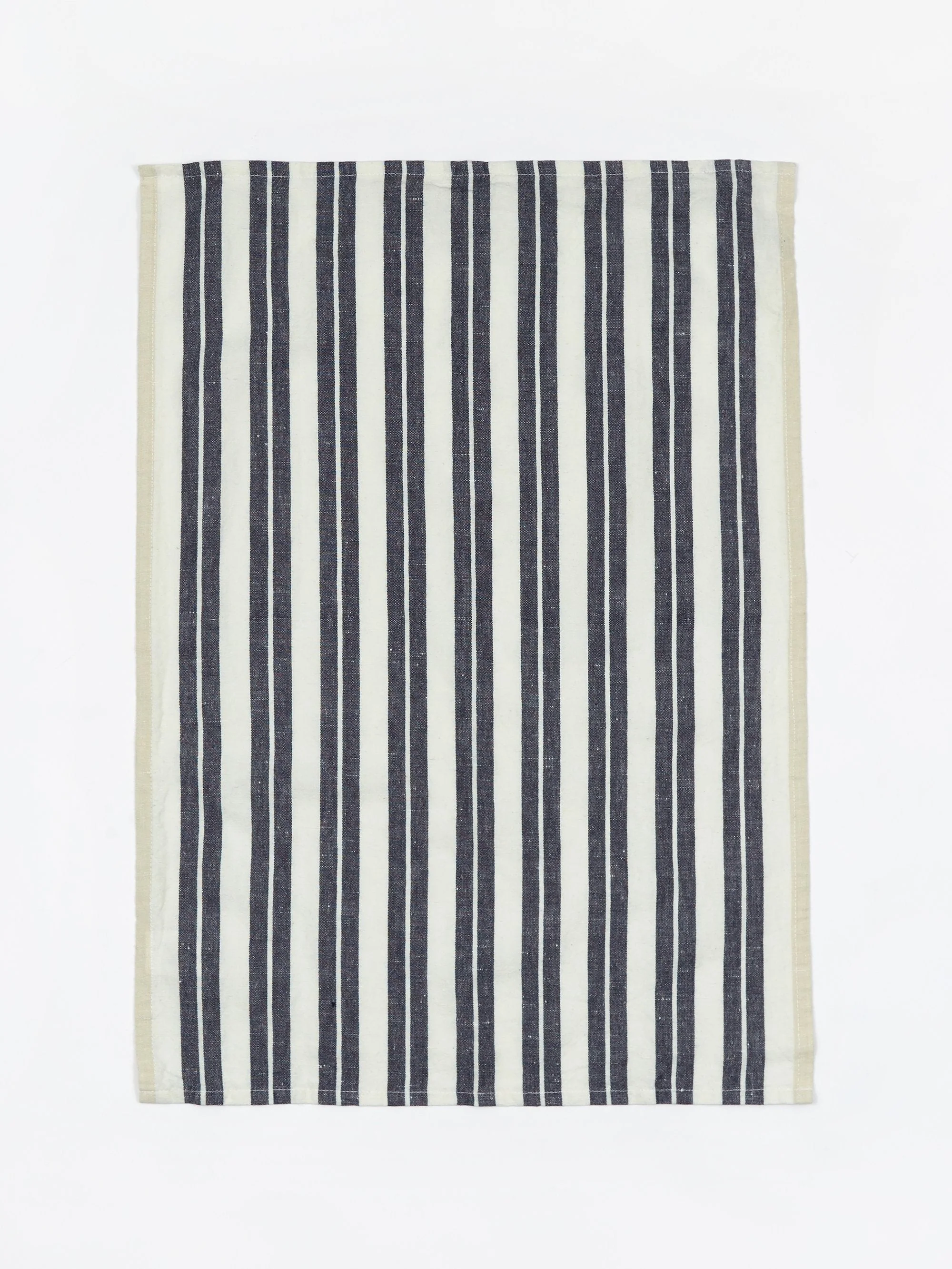 ferm LIVING Hale Yarn Dyed Linen Tea Towels - Off - Off-White
